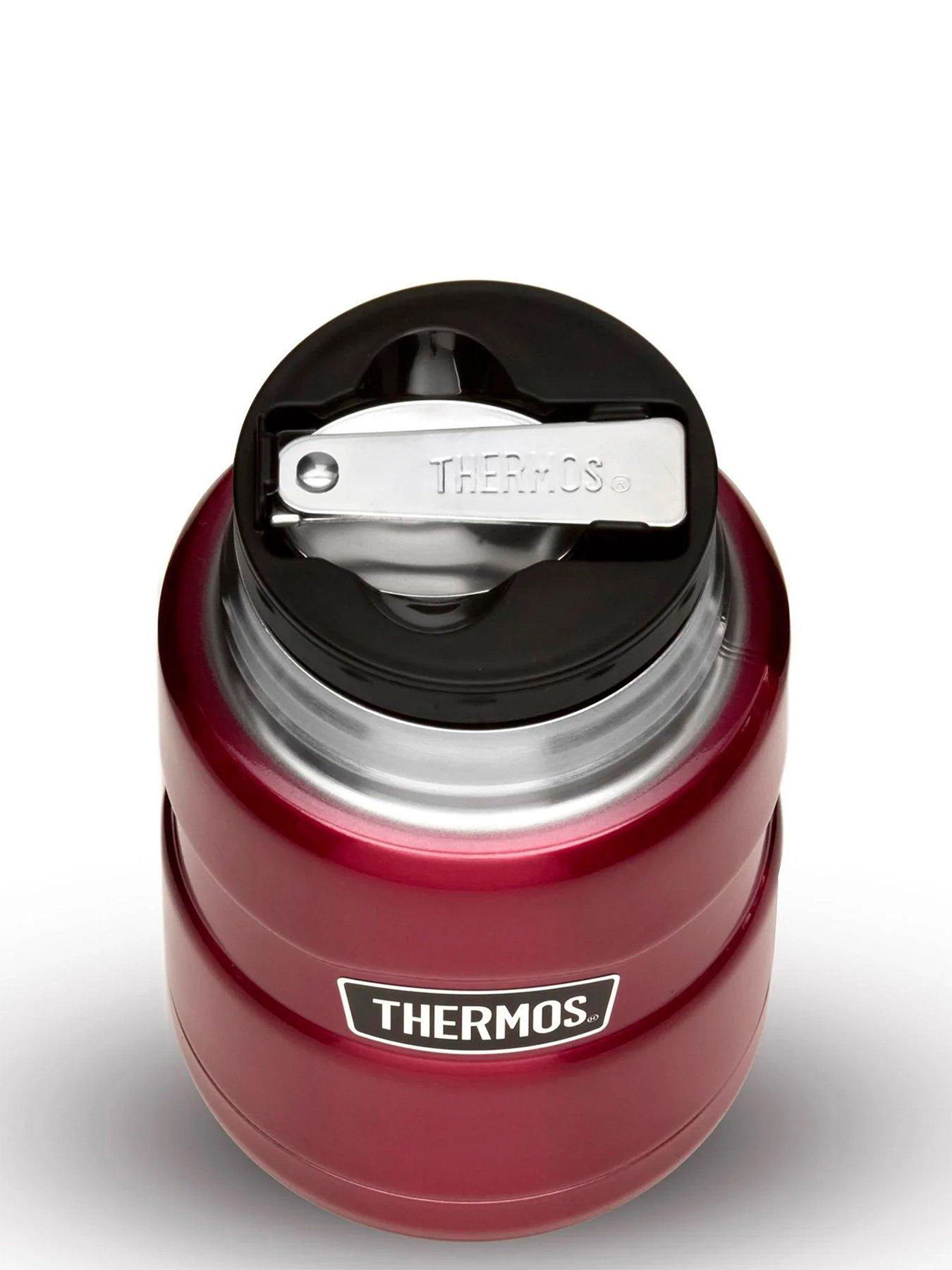 Image 3 of 6 of Thermos Stainless Steel King Food Flask 470ml Raspberry