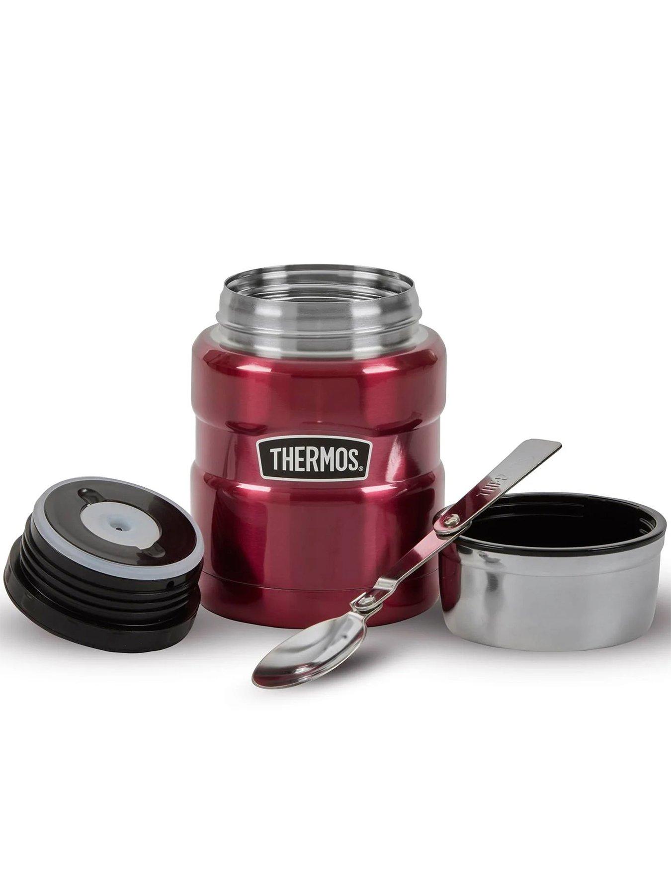 Image 4 of 6 of Thermos Stainless Steel King Food Flask 470ml Raspberry