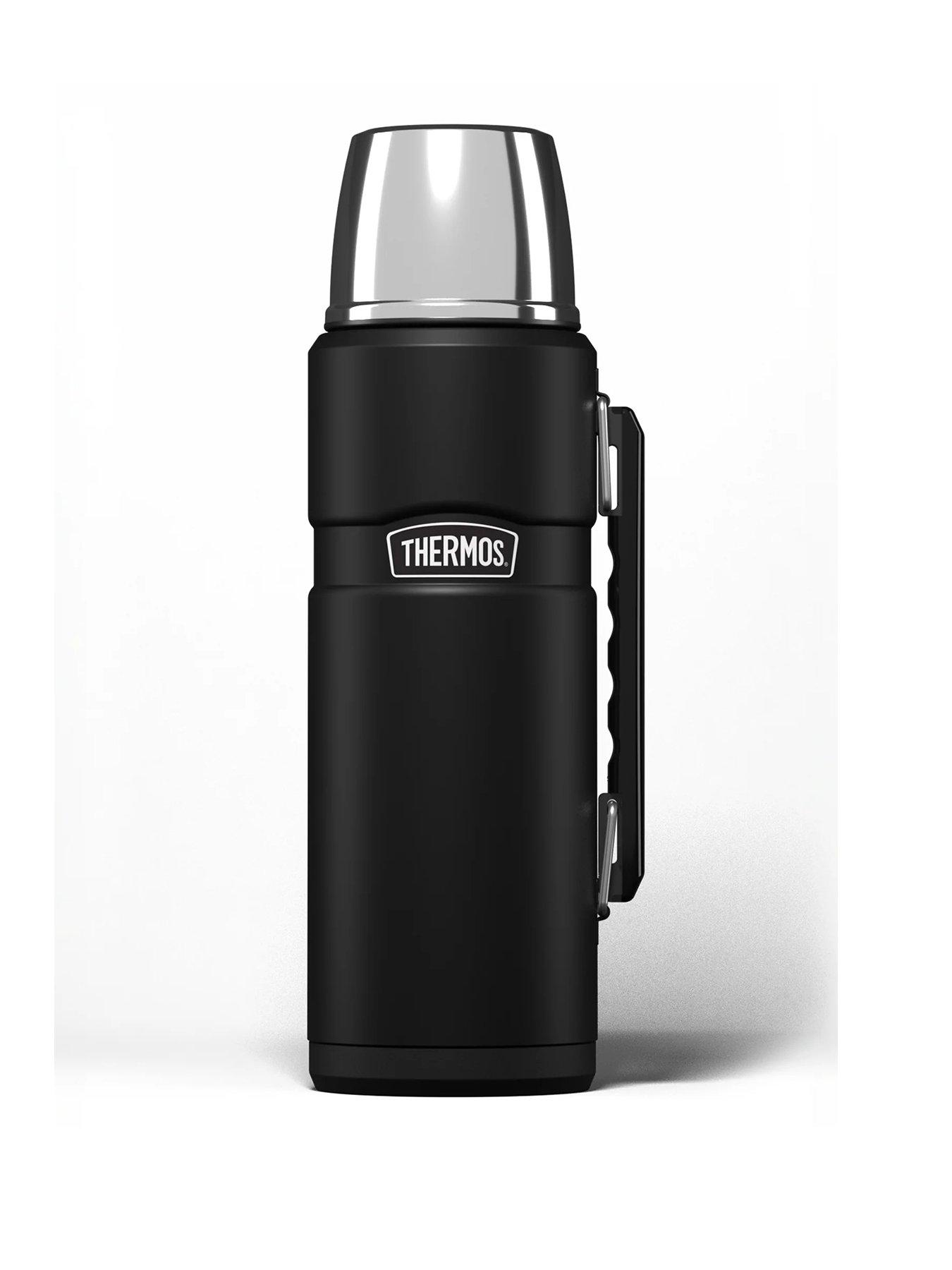 Image 2 of 6 of Thermos Stainless Steel King Travel Flask 1.2 Litre Matt Black