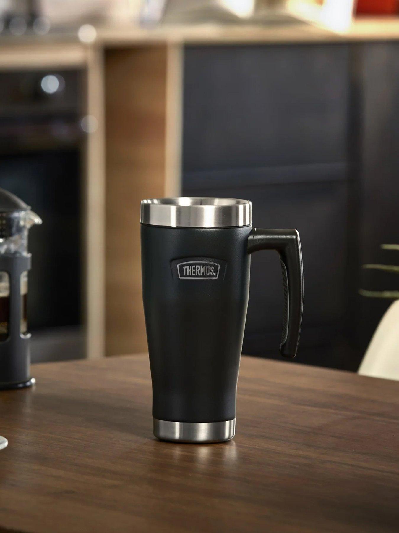 Thermos Icon Series Stainless Steel Travel Mug 470ml Granite Black