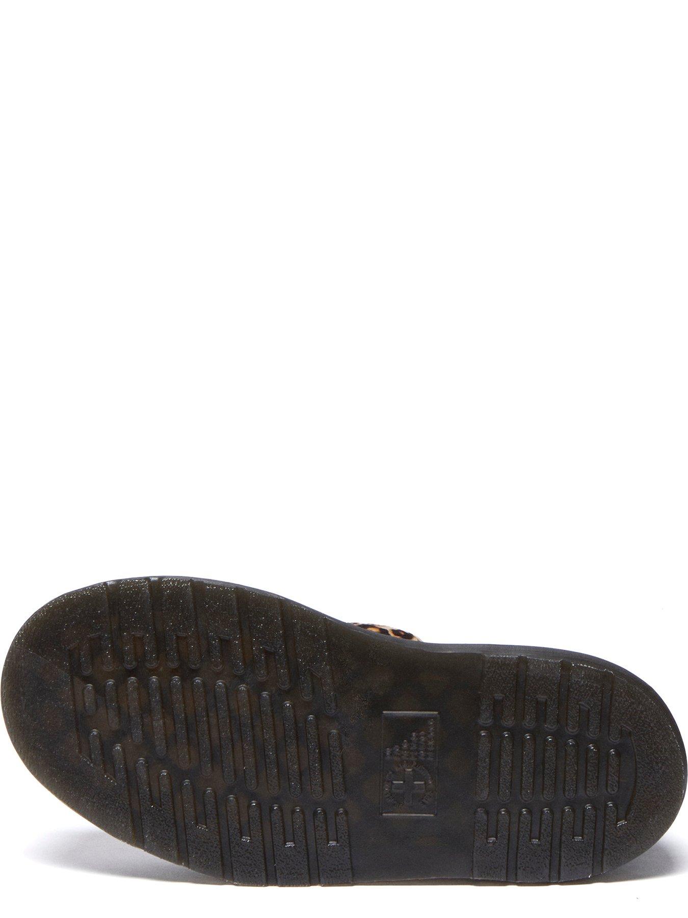 Image 5 of 7 of Dr Martens Clarissa Ii Quad Leopard Leather Platform Sandals - Leopard/black