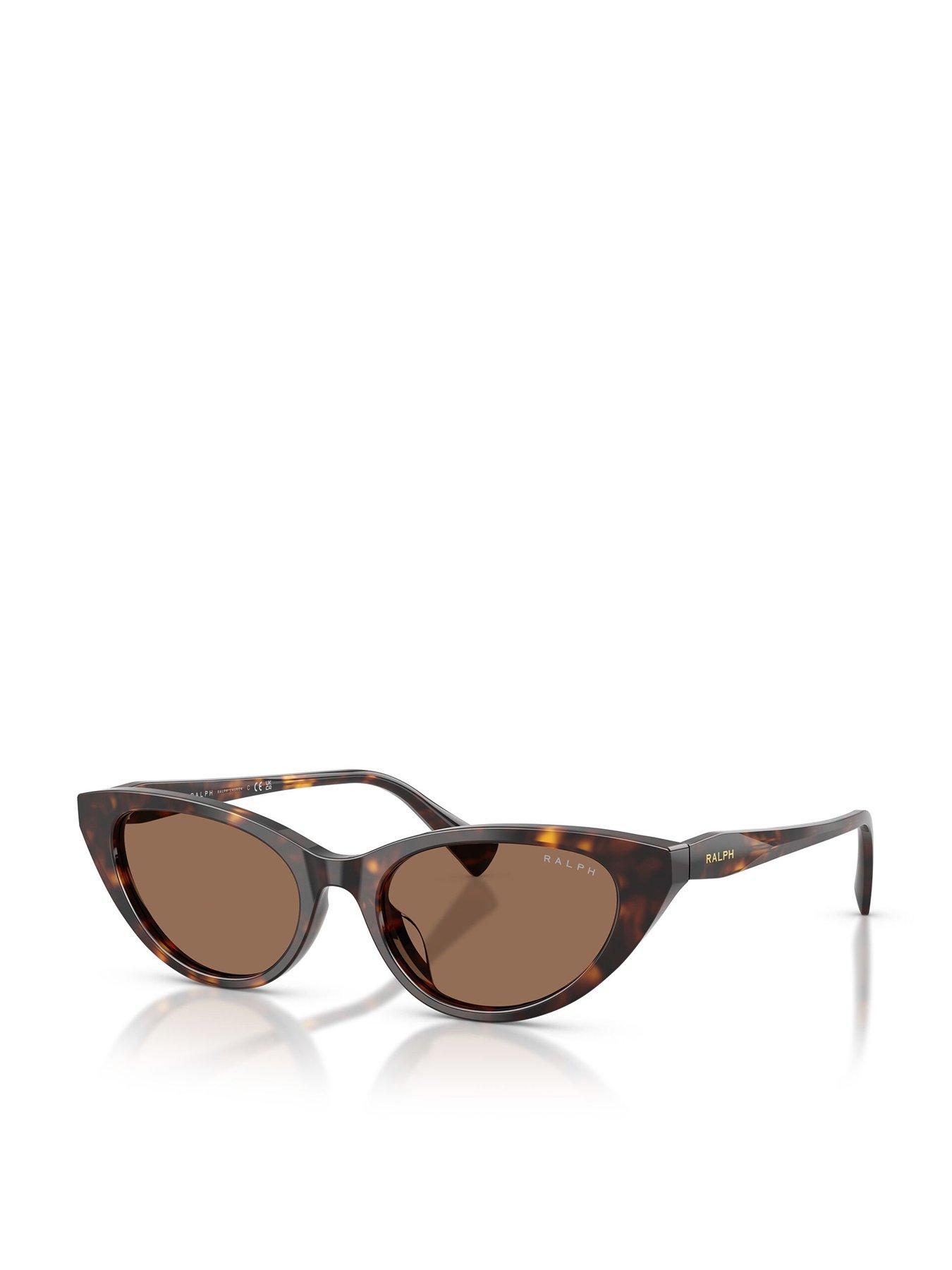 Ralph Shallow Cat Eye Sunglasses- Dark Havama
