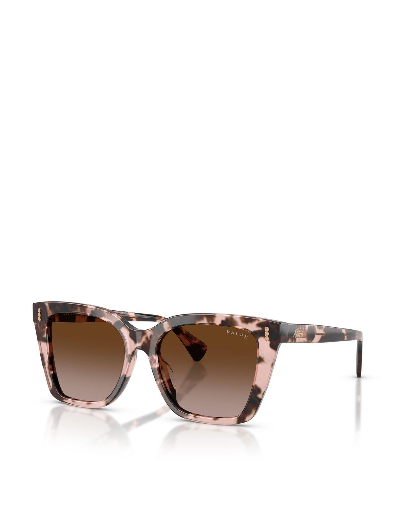 Ralph 0Ra5349U Square Sunglasses- Contrast Havana Brown