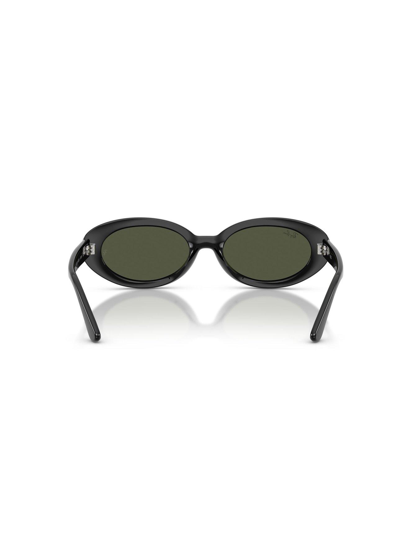 Image 3 of 5 of COACH Round All Black Sunglasses - 0hc8453u