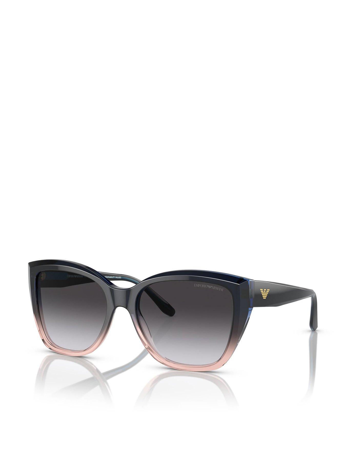 Emporio Armani Classic Square Sunglasses - Black