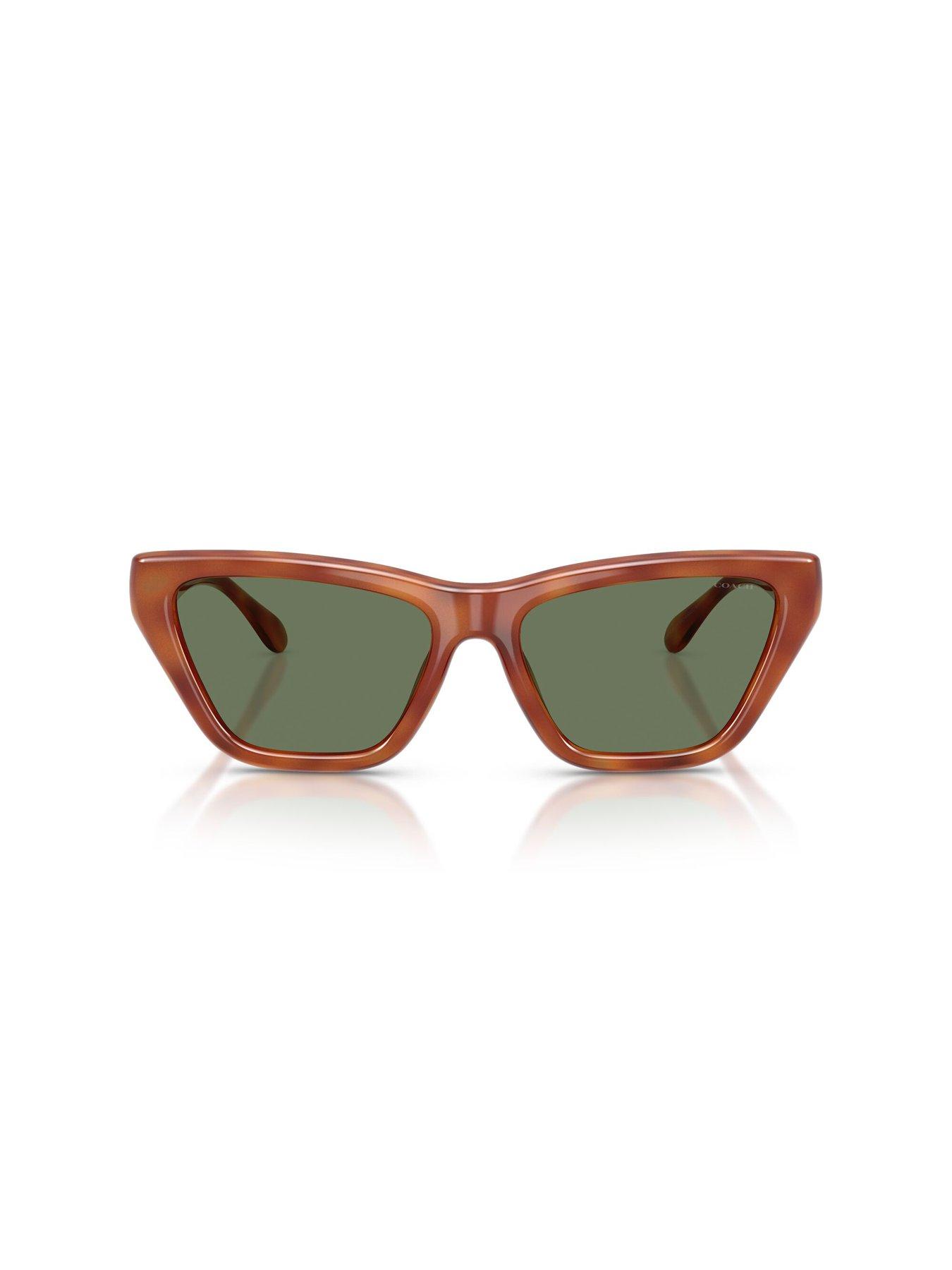 Image 3 of 5 of COACH Cat Eye Sunglasses - Tortoise