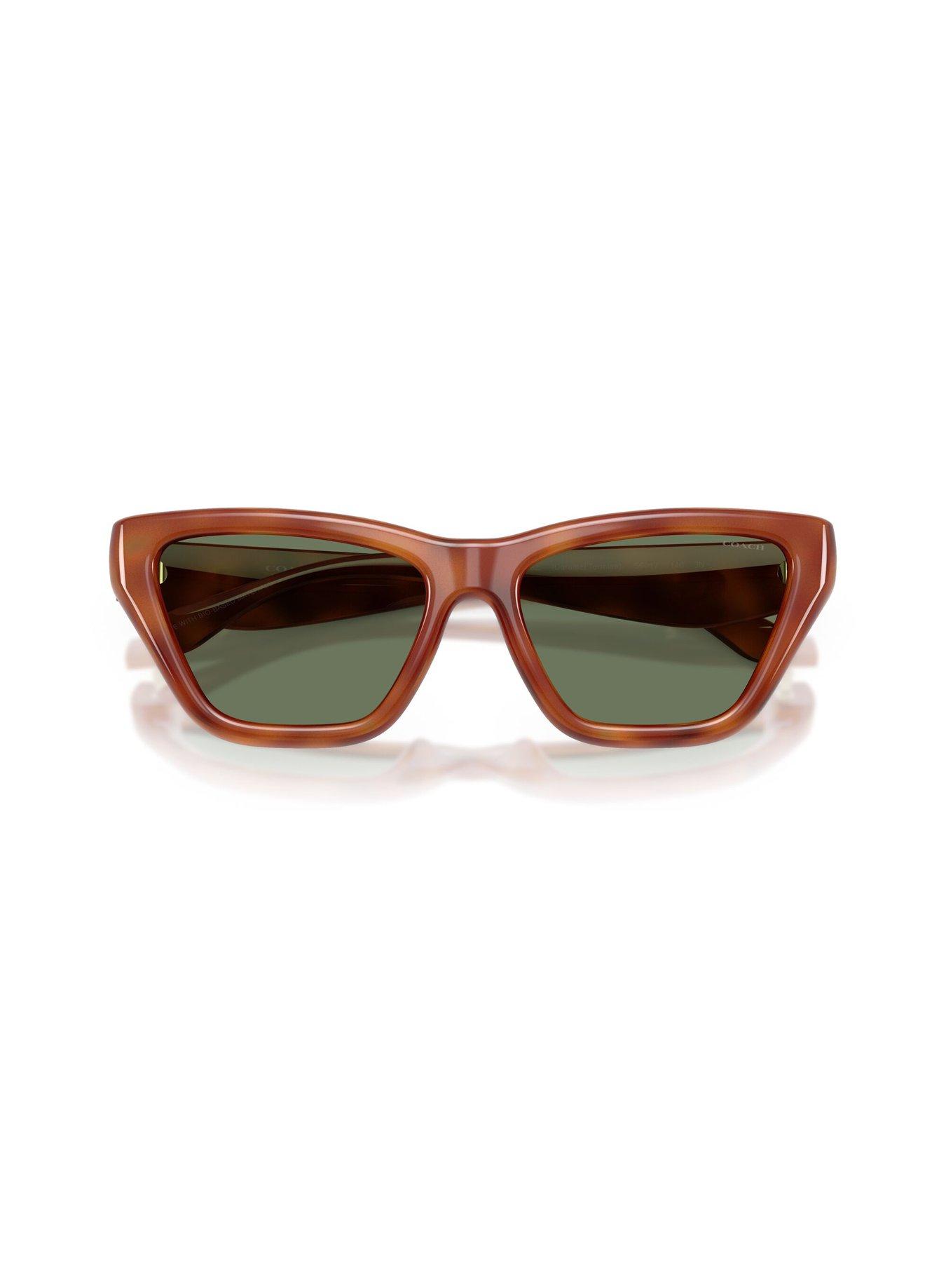 Image 4 of 5 of COACH Cat Eye Sunglasses - Tortoise