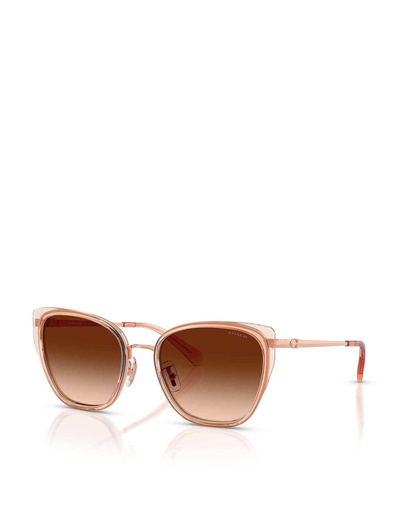 Image 1 of 5 of COACH 0Hc7187 Sunglasses - Black