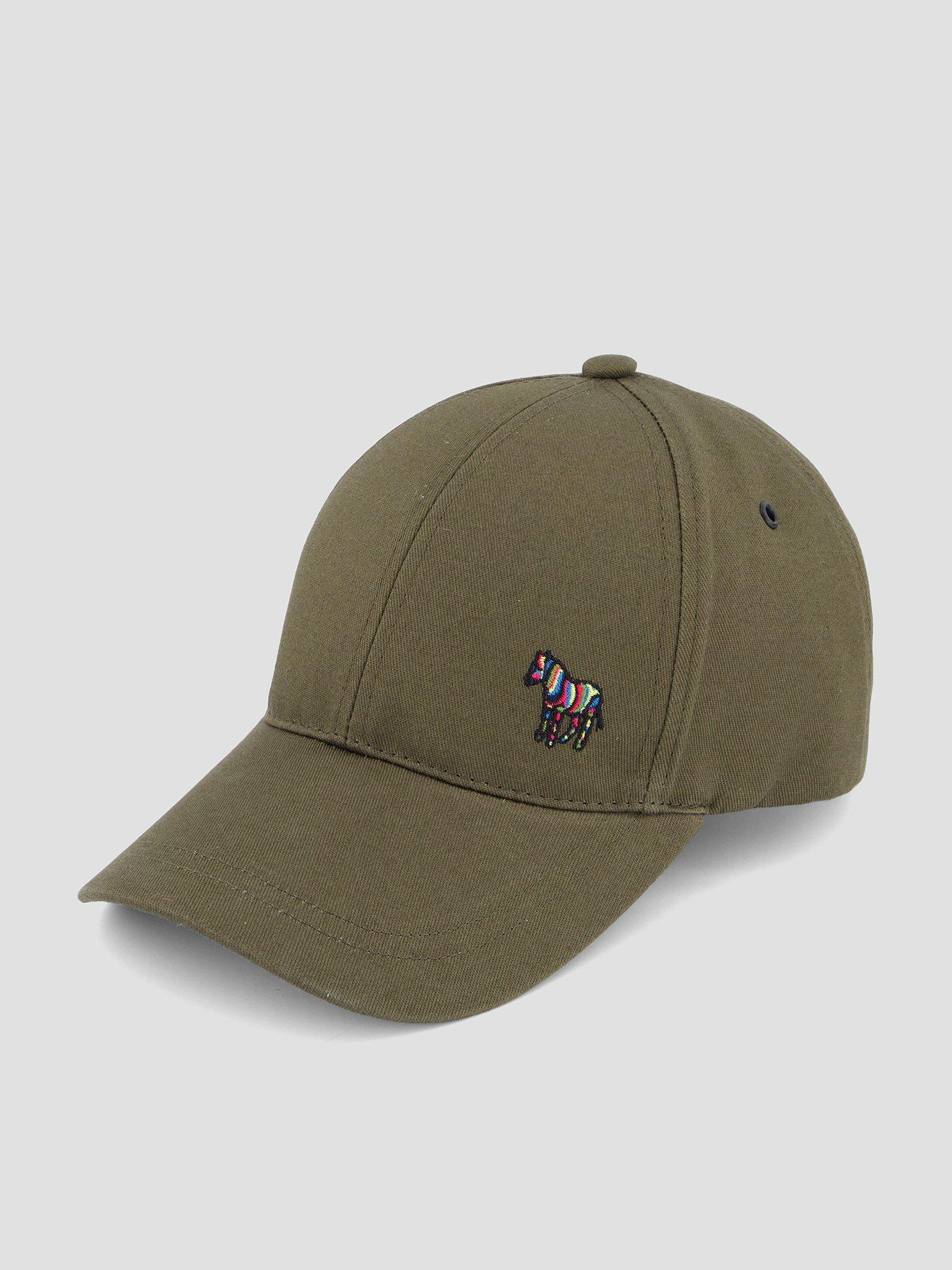 PS PAUL SMITH Zebra Logo Baseball Cap, Green, Men