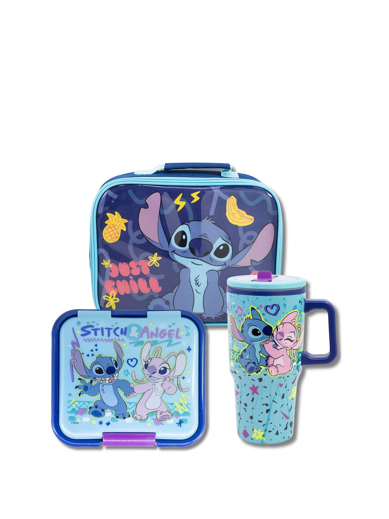 Lilo & Stitch STOR STITCH SET COMPRISING OF RECTANGULAR INSULATED BAG, PP COOL MUG  &  MULTI COMPARTMENT SANDWICH BOX