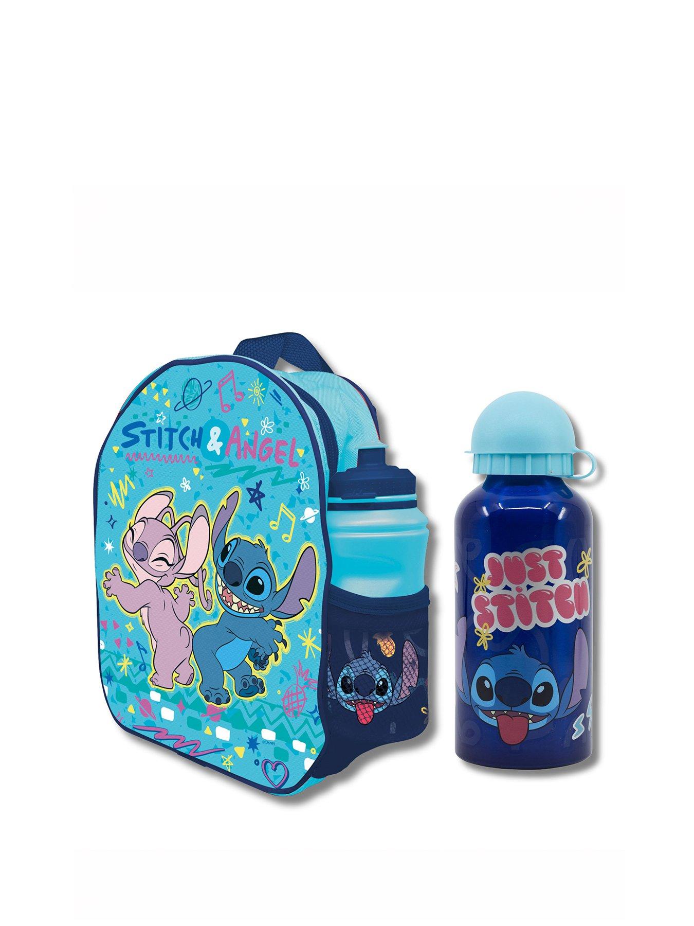 Lilo & Stitch STOR INSULATED BAG WITH STRAPS AND ALUMINIUM BOTTLE 400ML