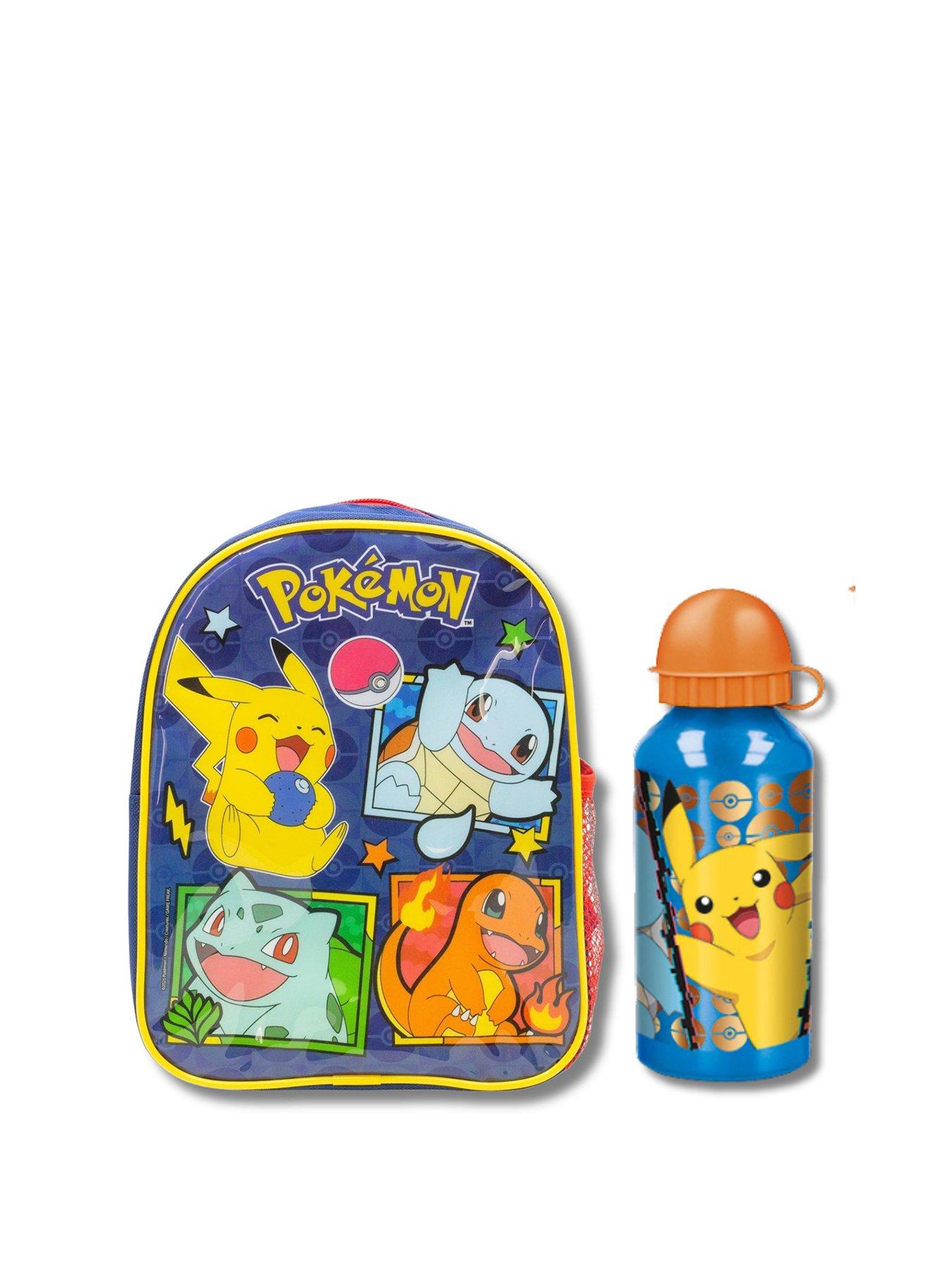 Pokemon STOR INSULATED BAG WITH STRAPS AND ALUMINIUM BOTTLE 400ML