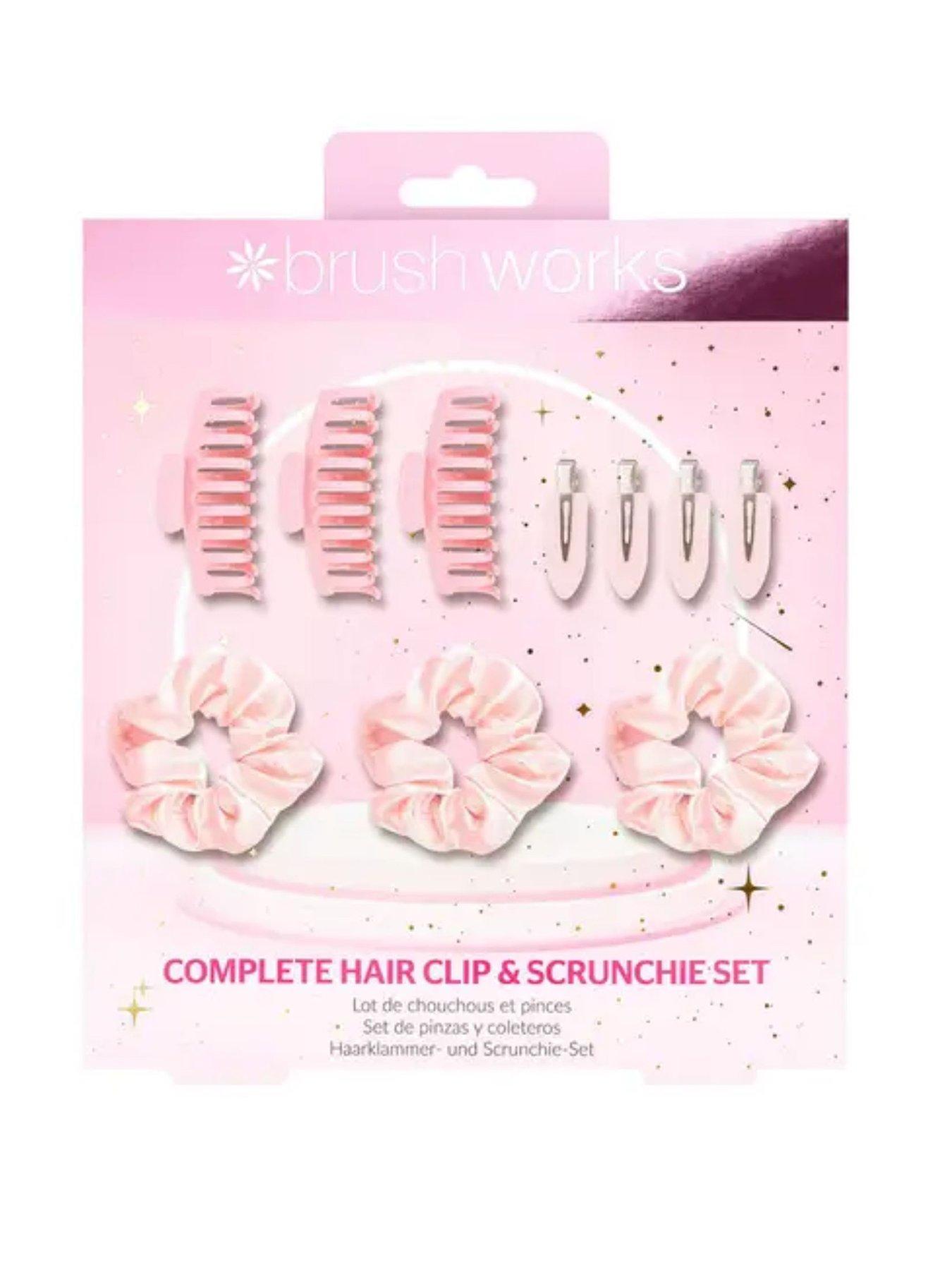 Brushworks Complete Hair Clip  &  Scrunchie Set