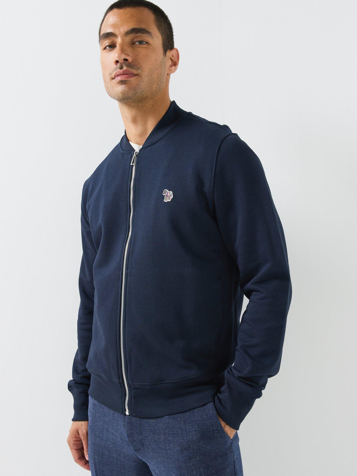 Image 5 of 6 of PS PAUL SMITH Regular Fit Zip Bomber Jacket - Blue
