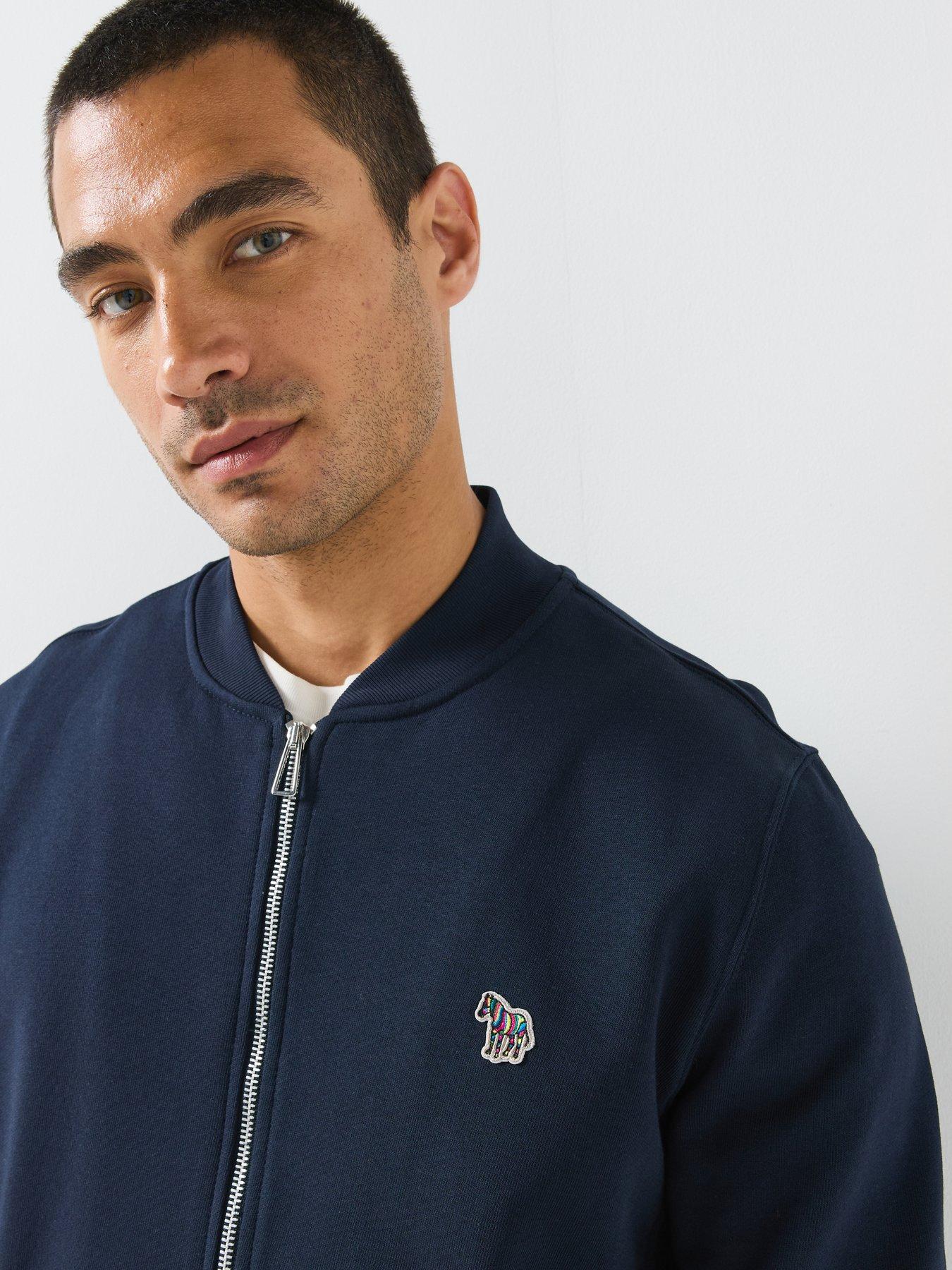 Image 6 of 6 of PS PAUL SMITH Regular Fit Zip Bomber Jacket - Blue
