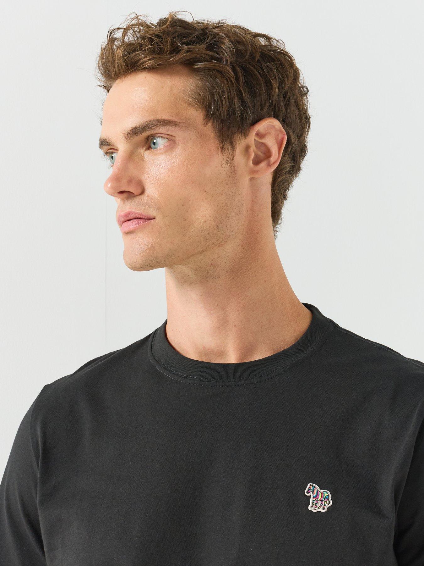 Image 4 of 5 of PS PAUL SMITH Regular Fit Zebra T-Shirt - Black