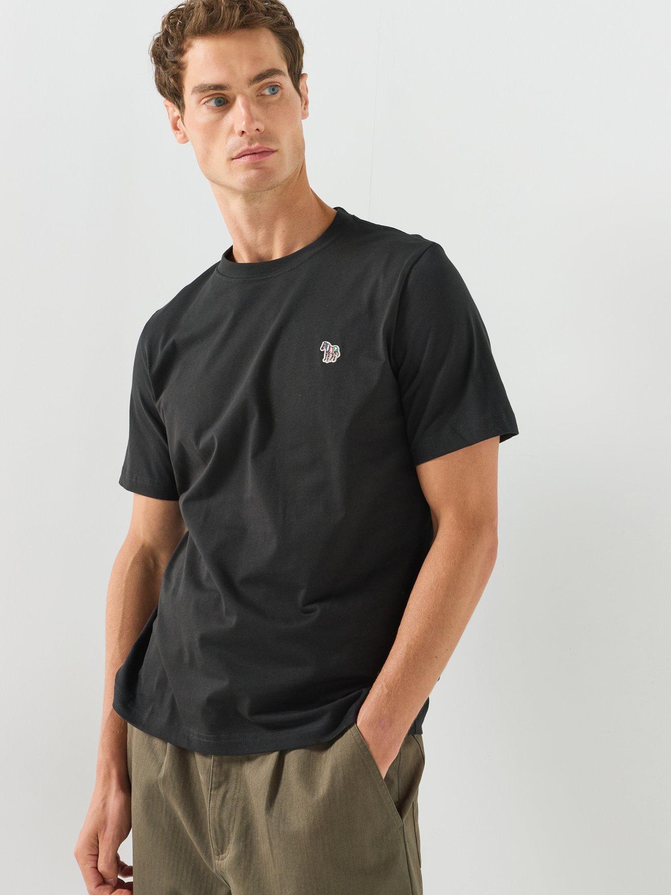 Image 5 of 5 of PS PAUL SMITH Regular Fit Zebra T-Shirt - Black