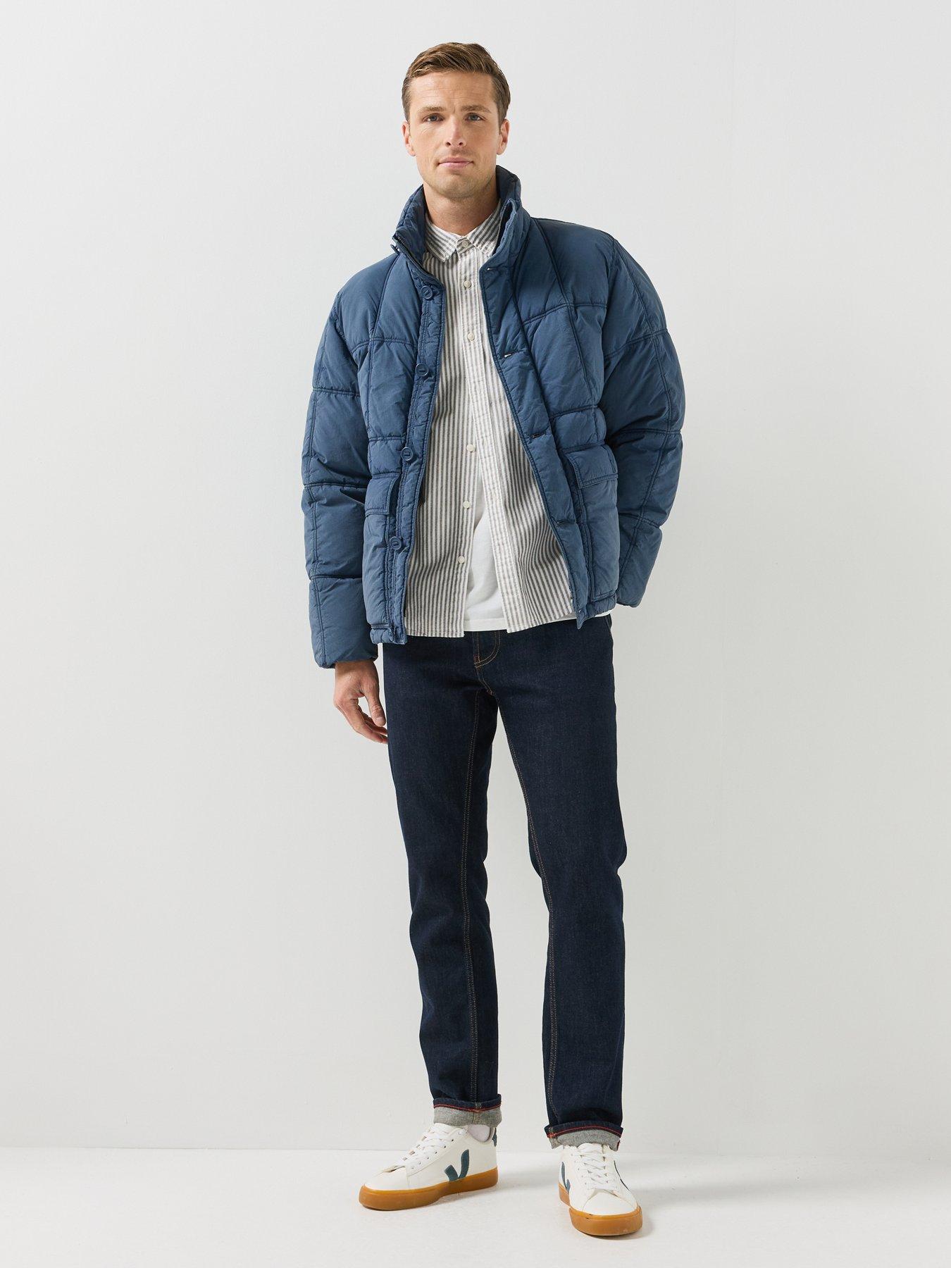 Image 3 of 6 of PS PAUL SMITH Mens Fibre Down Quilted Jacket - Blue