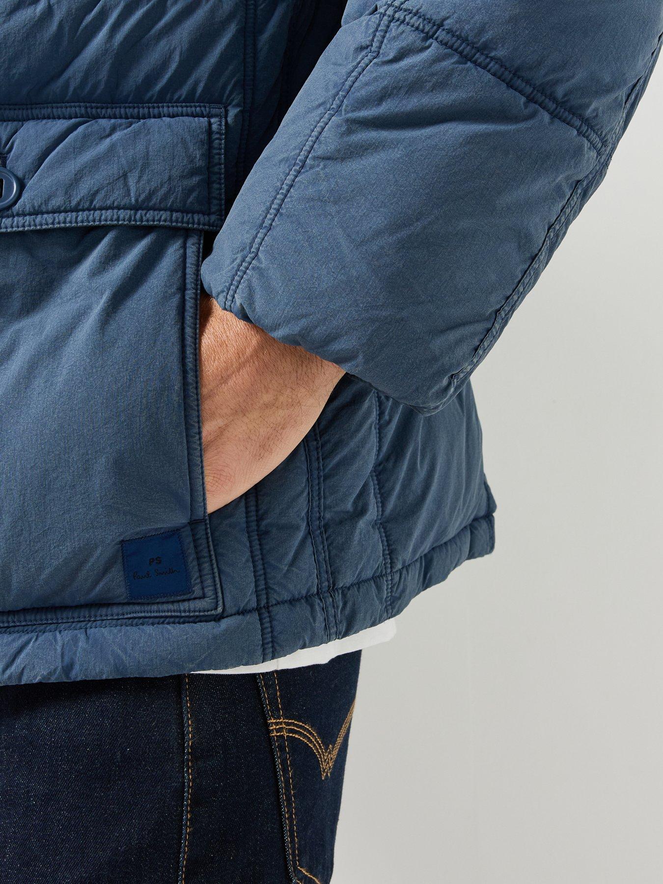 Image 5 of 6 of PS PAUL SMITH Mens Fibre Down Quilted Jacket - Blue