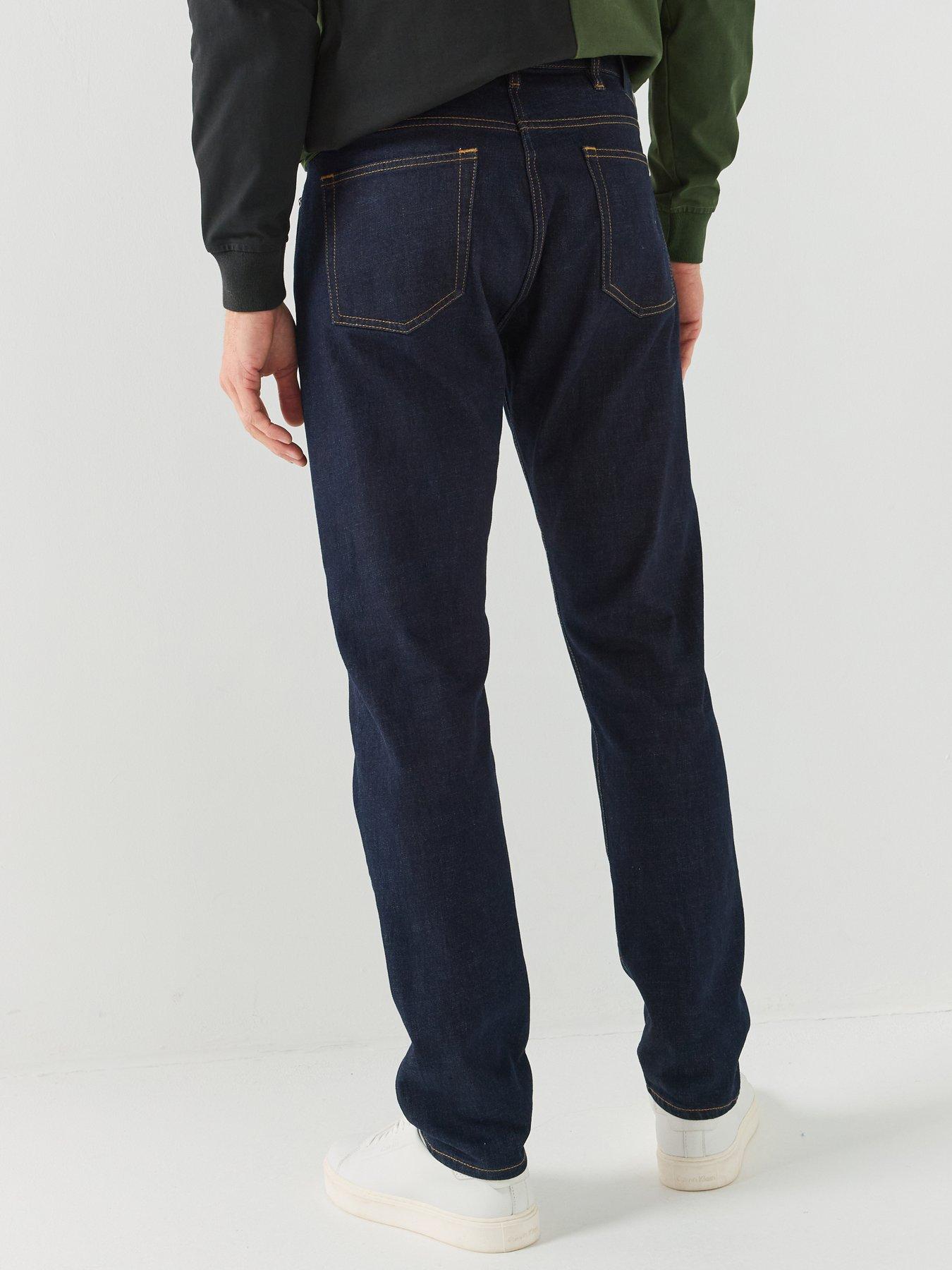 Image 2 of 6 of PS PAUL SMITH Mens Slim Tapered Stretch Jeans - Blue