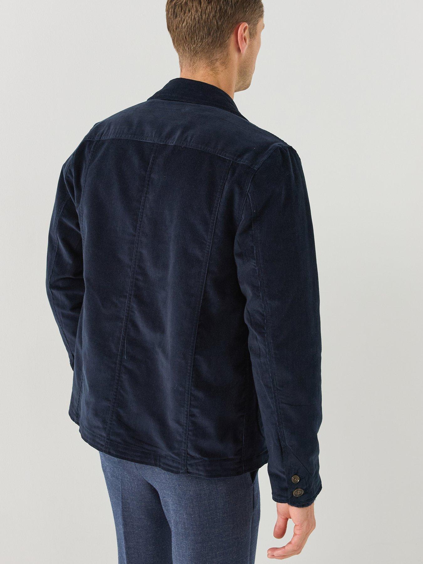 Image 2 of 6 of PS PAUL SMITH Mens Utility Stretch Cotton Work Jacket - Blue