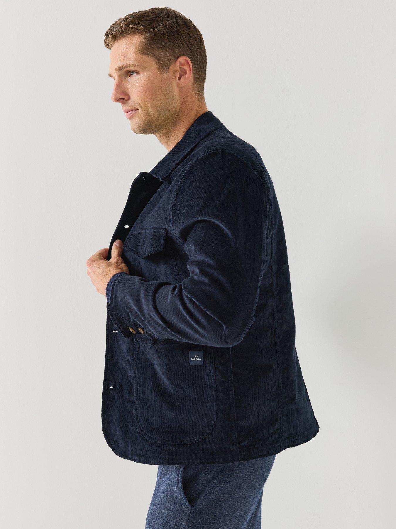 Image 5 of 6 of PS PAUL SMITH Mens Utility Stretch Cotton Work Jacket - Blue