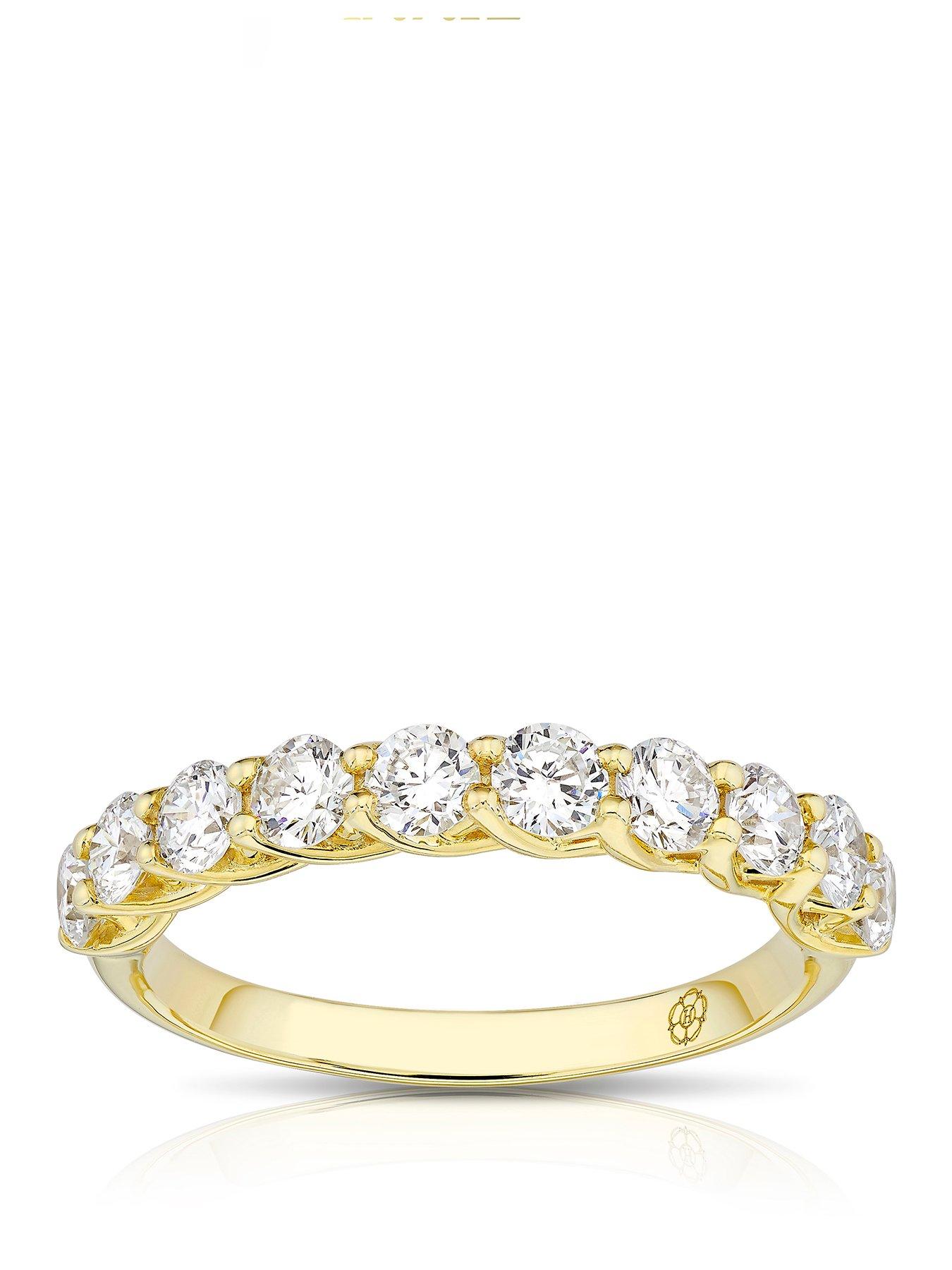 Harriet 14Ct Eternity 1Ct Lab Grown Diamond Ring - Gold