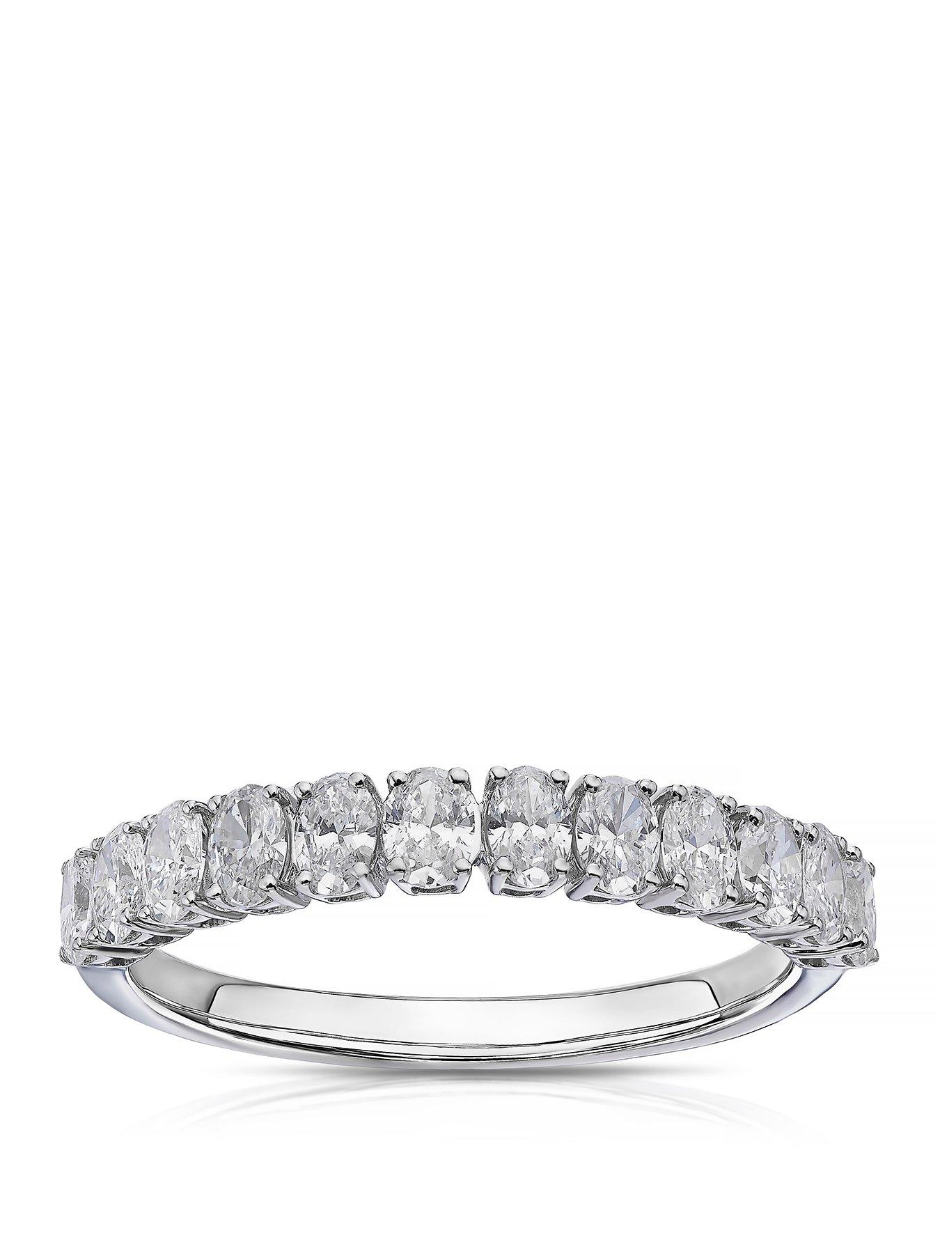 Harriet 14ct White Gold Oval Eternity 0.75ct Lab Grown Diamond Ring