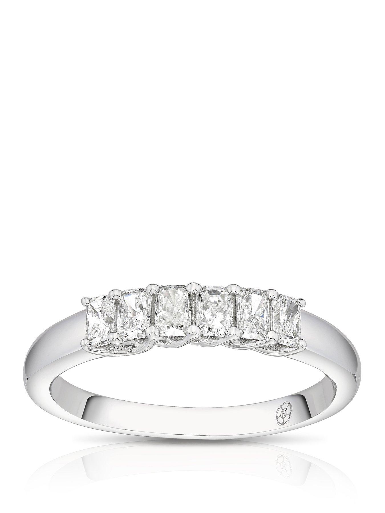 Harriet 14ct White Gold Radiant Eternity 0.50ct Lab Grown Diamond Ring