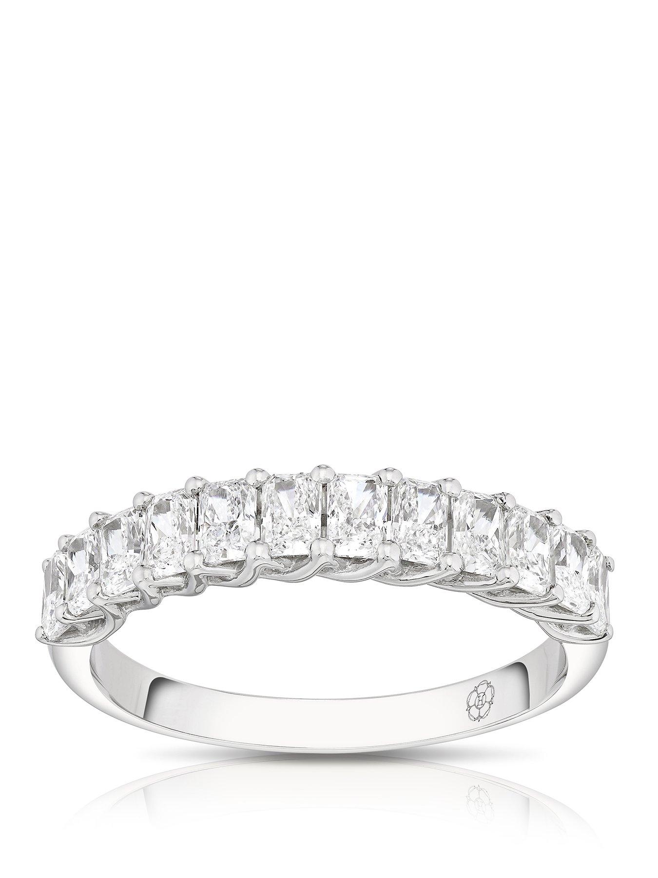 Harriet 14ct White Gold Radiant Eternity 1ct Lab Grown Diamond Ring