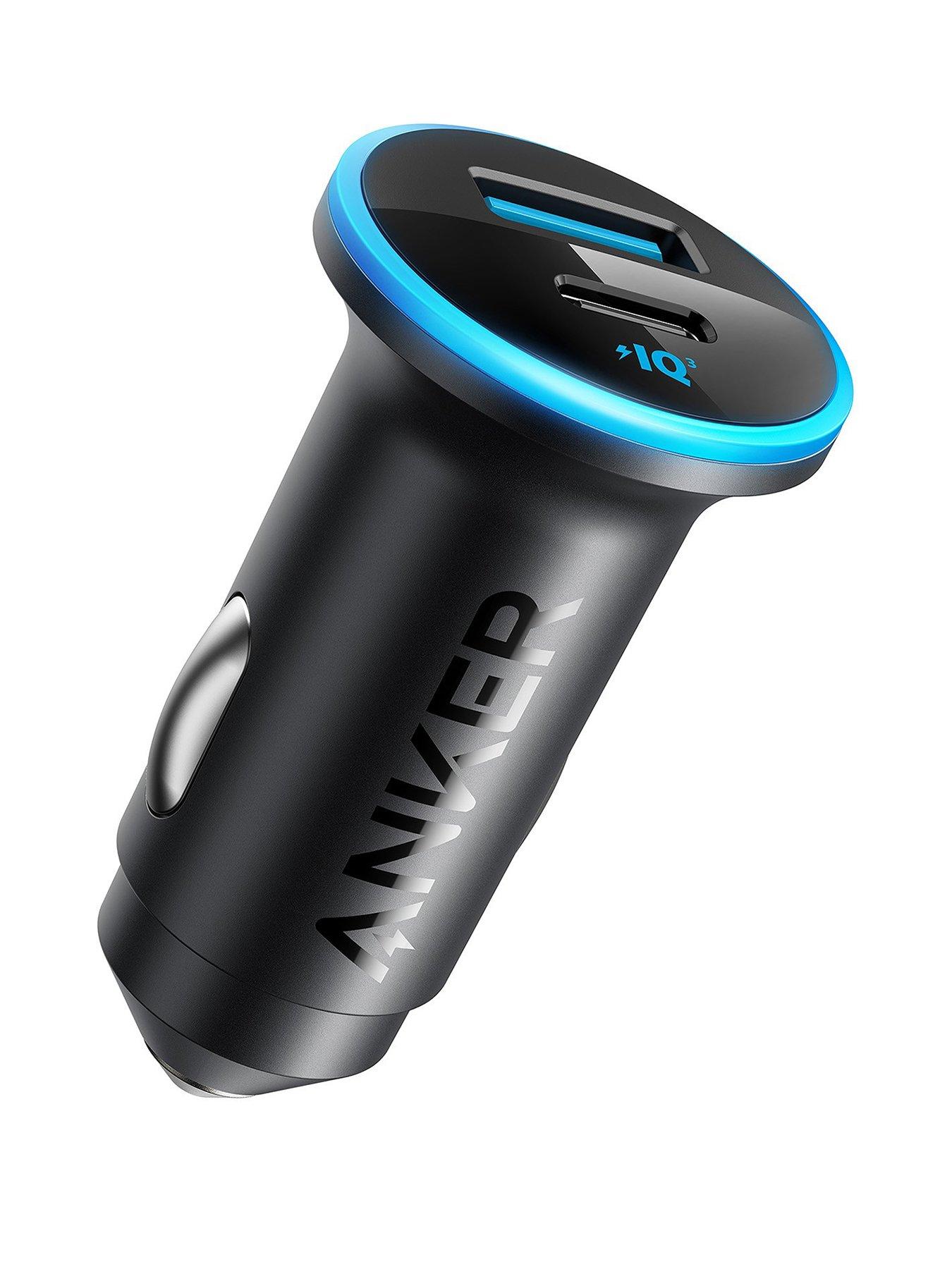 Anker 2-Port Car Charger, 52.5W, Black