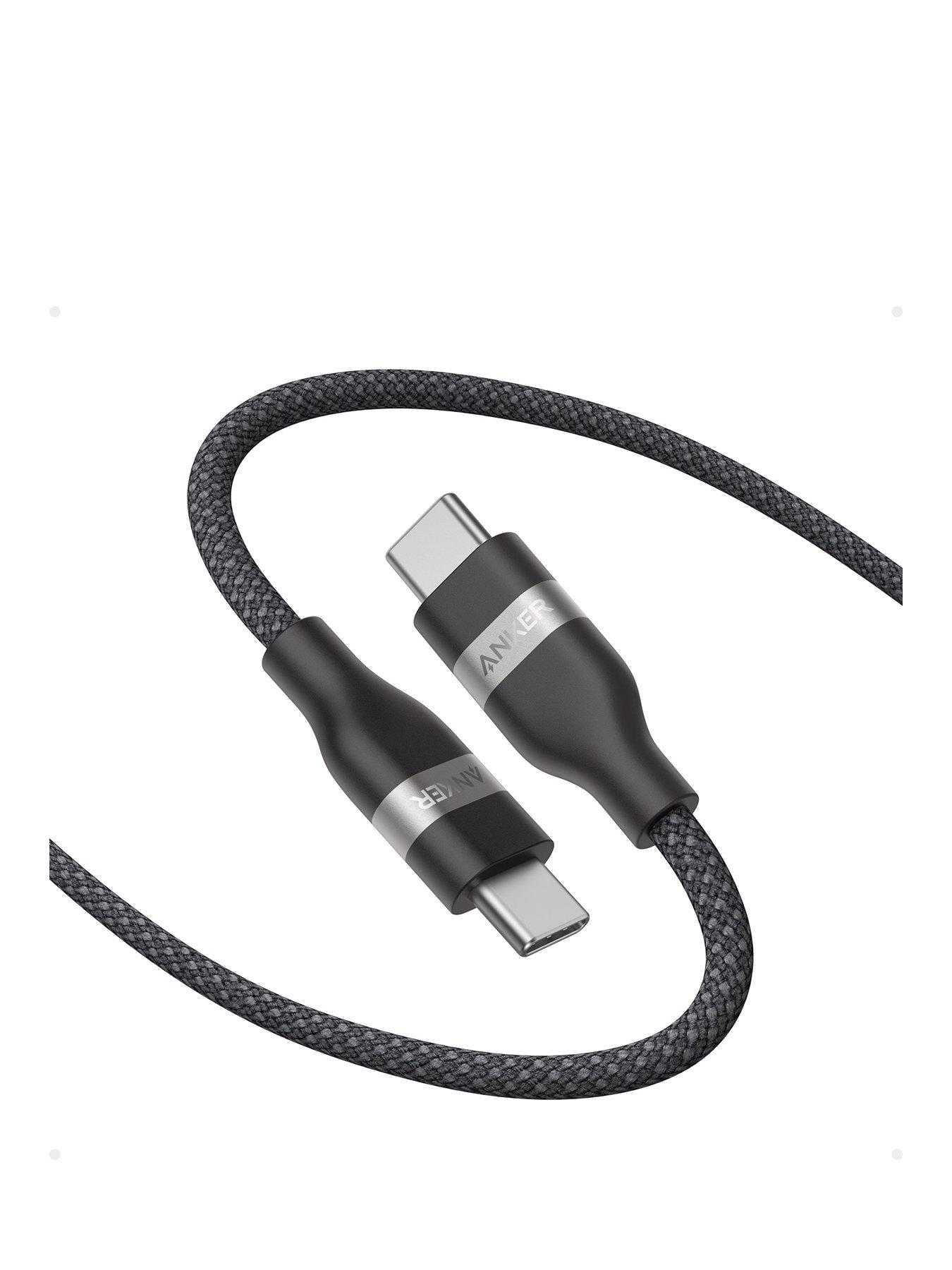 Anker USB-C to USB-C Braided Cable 0.9M, Super Fast 240W, Black