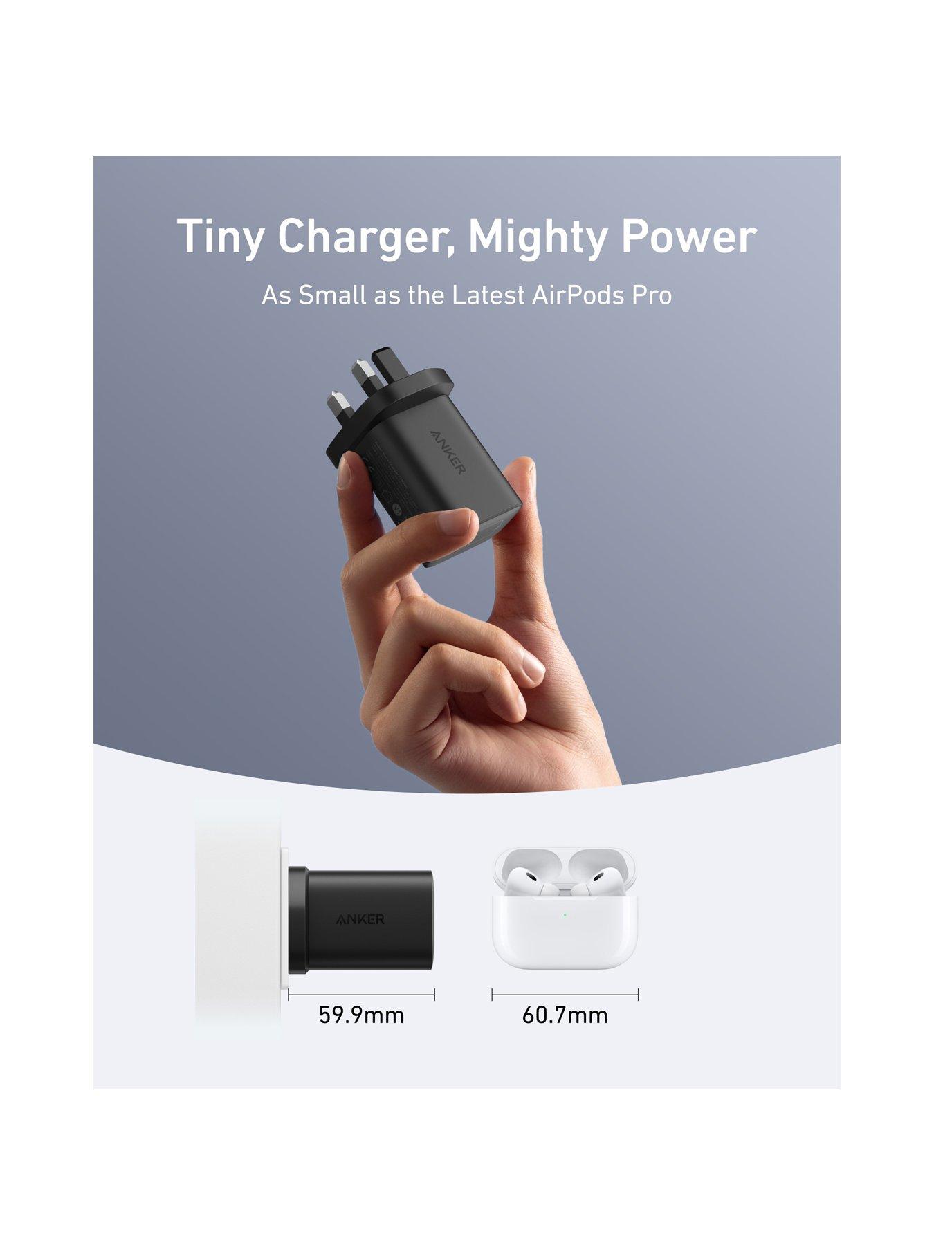 Image 4 of 7 of Anker Nano, USB-C GaN Charger, 100W Fast Charging, with USB-C Cable, Black