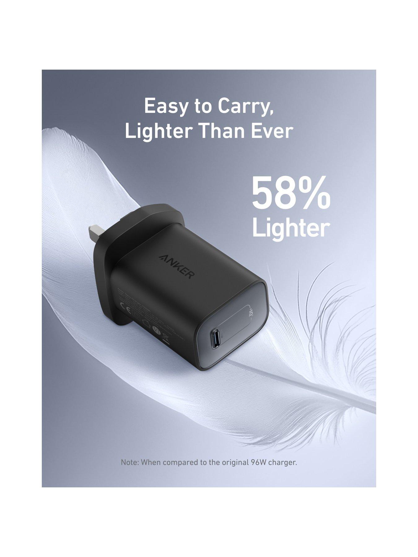 Image 5 of 7 of Anker Nano, USB-C GaN Charger, 100W Fast Charging, with USB-C Cable, Black