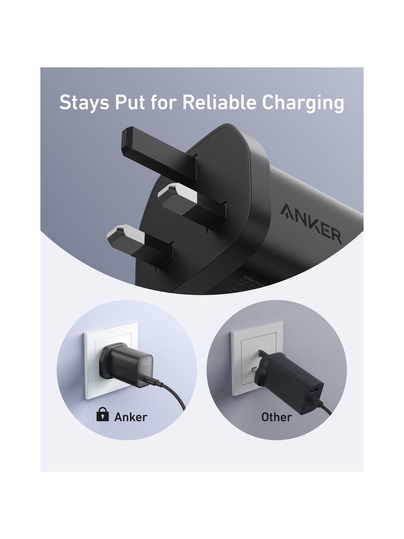 Image 6 of 7 of Anker Nano, USB-C GaN Charger, 100W Fast Charging, with USB-C Cable, Black