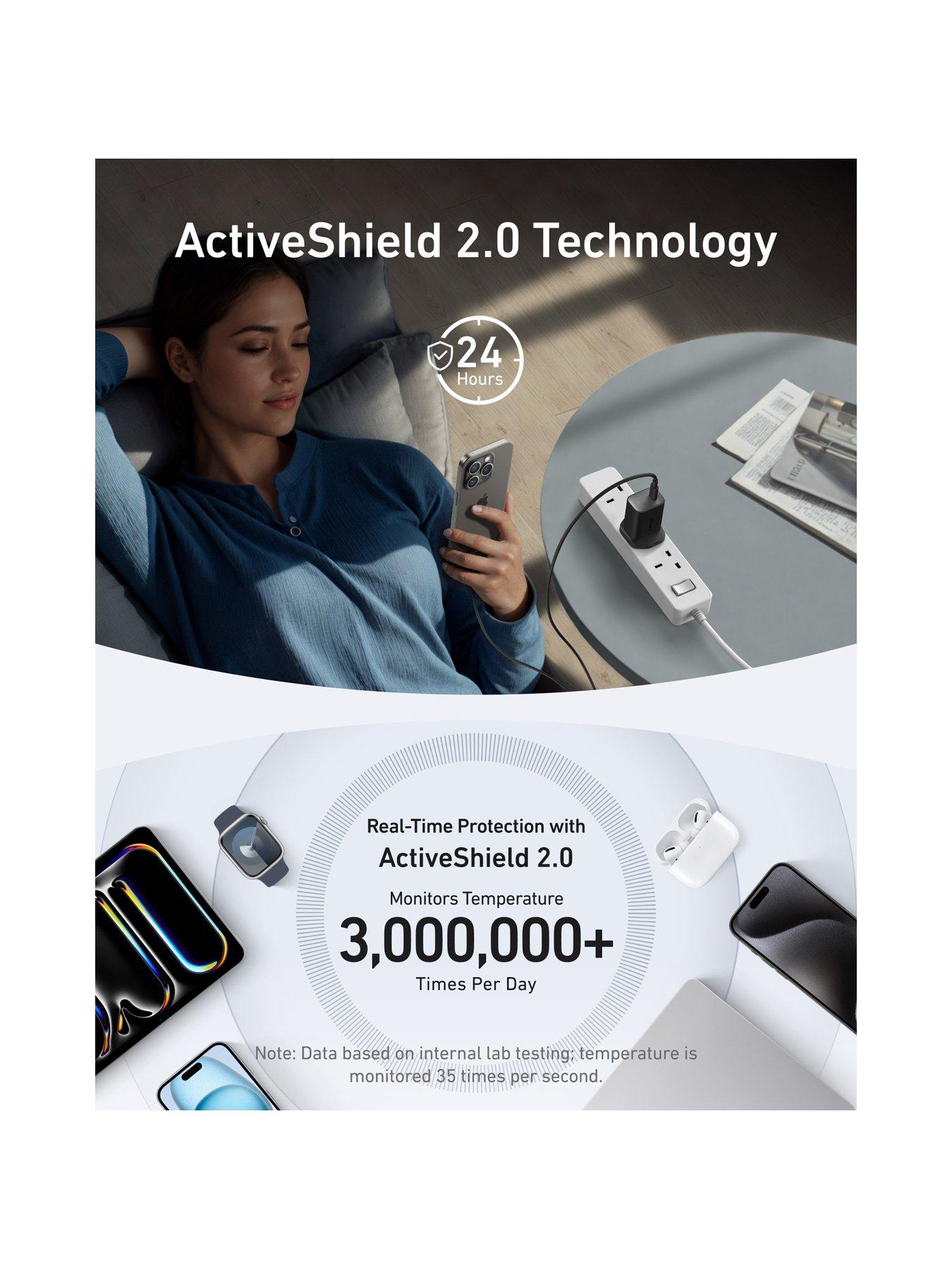 Image 7 of 7 of Anker Nano, USB-C GaN Charger, 100W Fast Charging, with USB-C Cable, Black