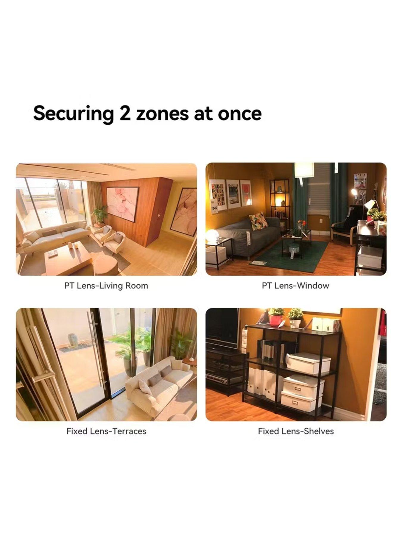 Image 3 of 7 of IMOU Ranger Dual, 6MP, Indoor Dual Lens Pan &amp; Tilt Smart Wi-Fi Plug-In Security Camera