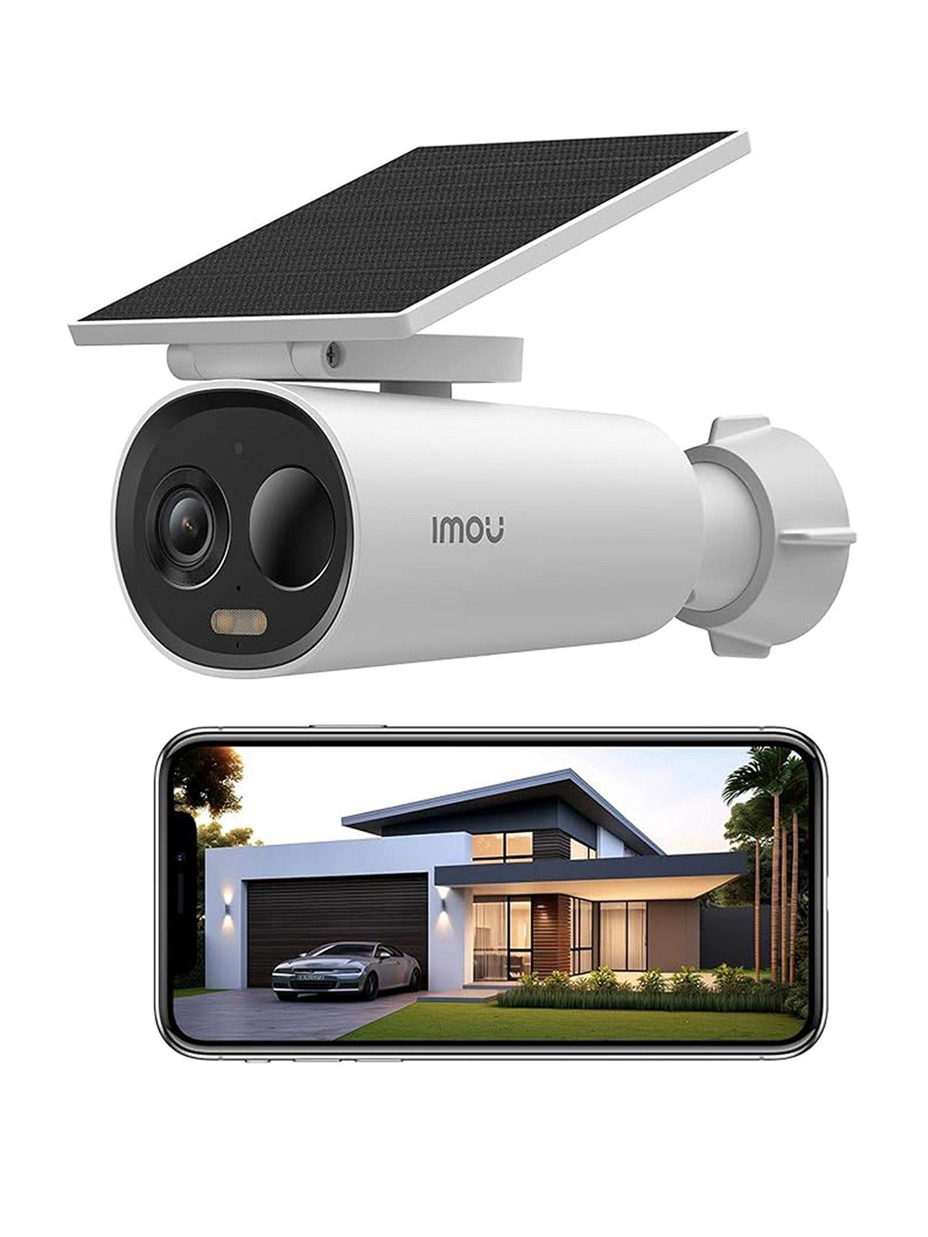 IMOU IMOU Cell 3C All-In-One, 2K/3MP, Outdoor Pan & Tilt Smart Wi-Fi Rechargeable Battery Security Camera with Solar Panel