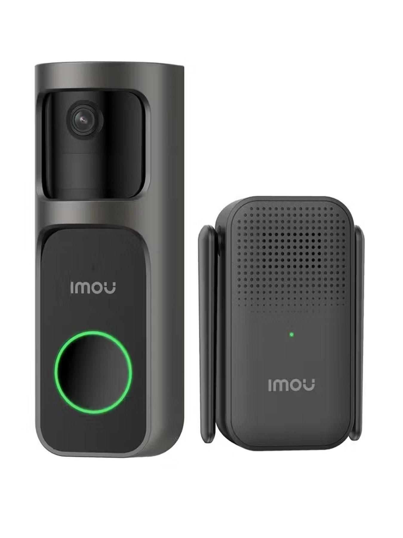 IMOU Doorbell 2S Kit, 2K/3MP, Outdoor Smart Wi-Fi Rechargeable Battery Video Doorbell with Plug-In Chime