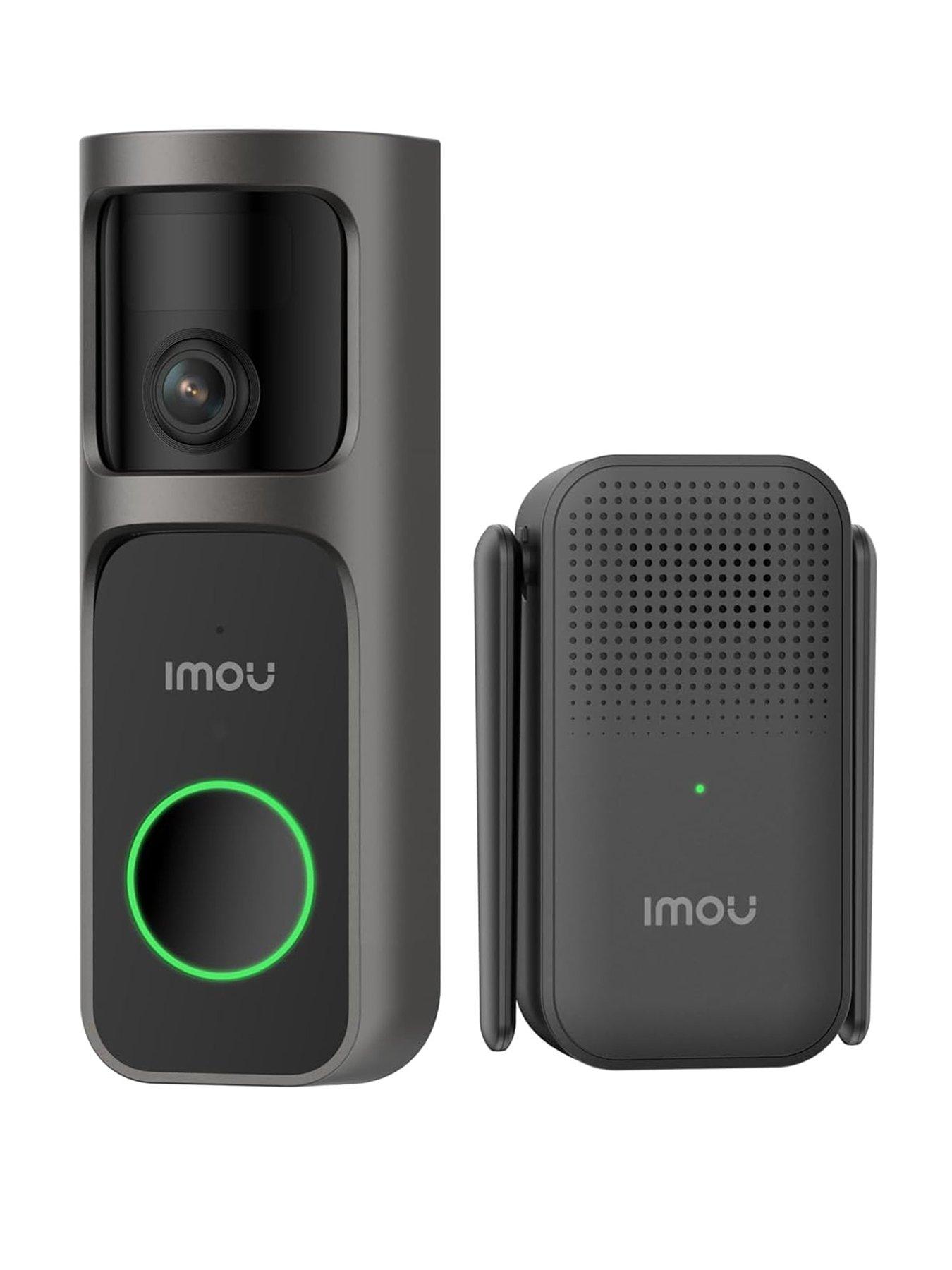 IMOU Doorbell 3 Kit, 2K+/4MP, Outdoor Smart Wi-Fi Rechargeable Battery Video Doorbell with Plug-In Chime