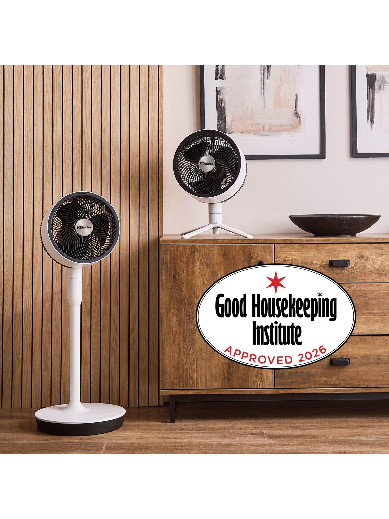 Dimplex DuoCool Corded Hybrid Pedestal/Desk Top Smart Fan | Very