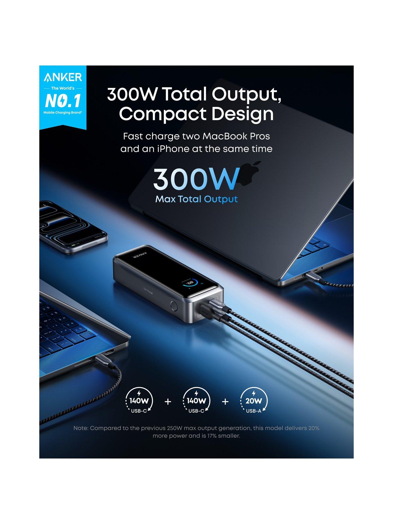 Anker Prime Power Bank, 26,250mAh Portable Charger 300W Output