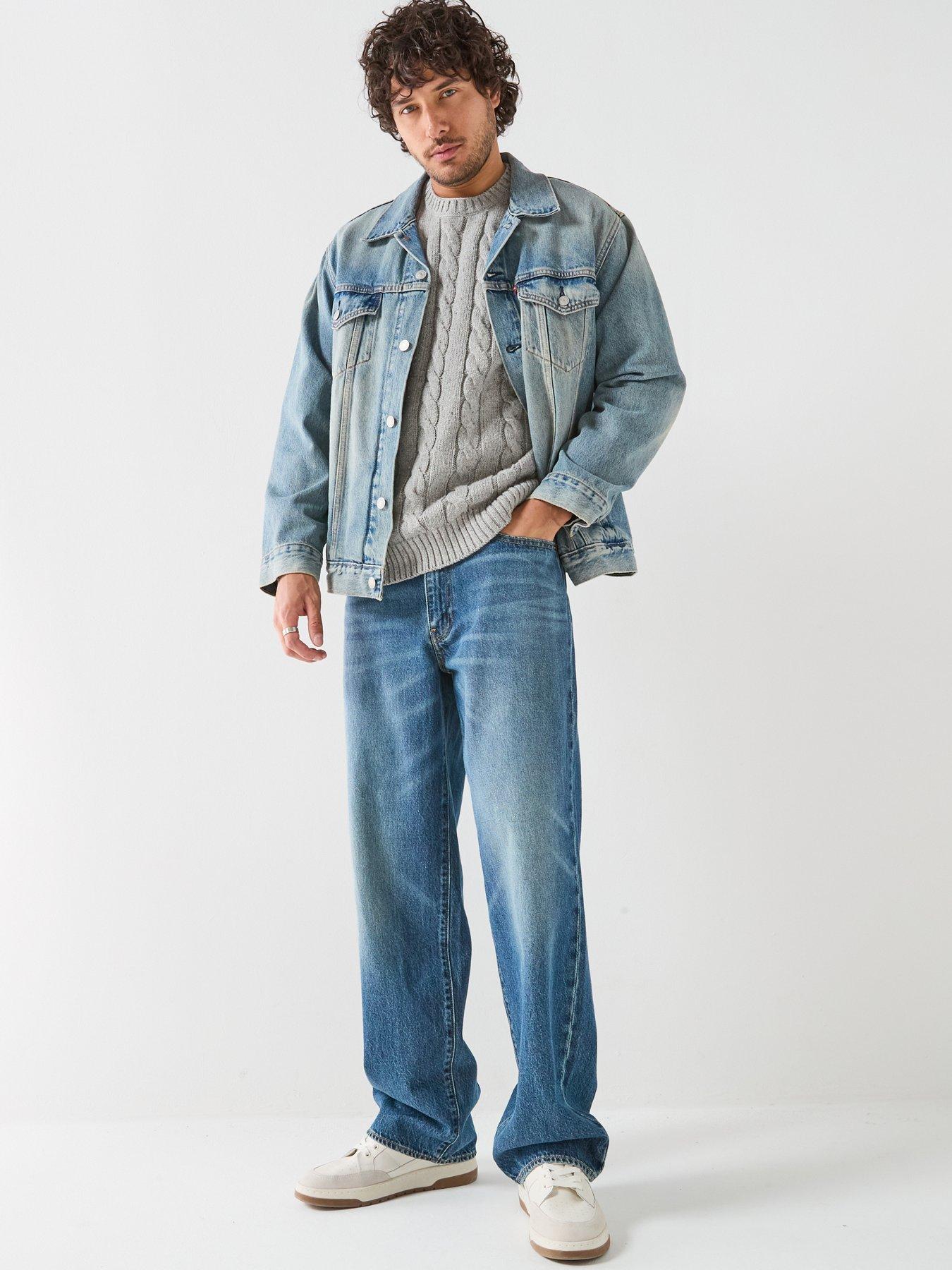 Image 6 of 6 of Levi's Levi's Laurel Fleck Cable Knitted Jumper - Grey