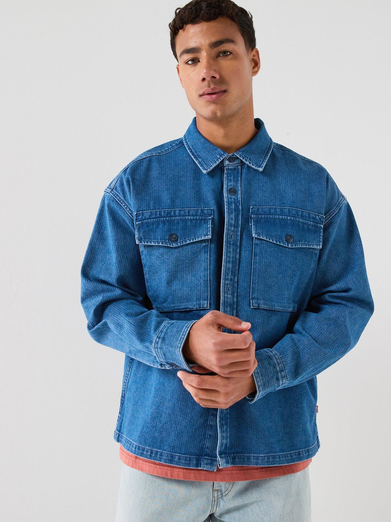 Levi's Waller Relaxed Fit Denim Shirt - Dark Blue