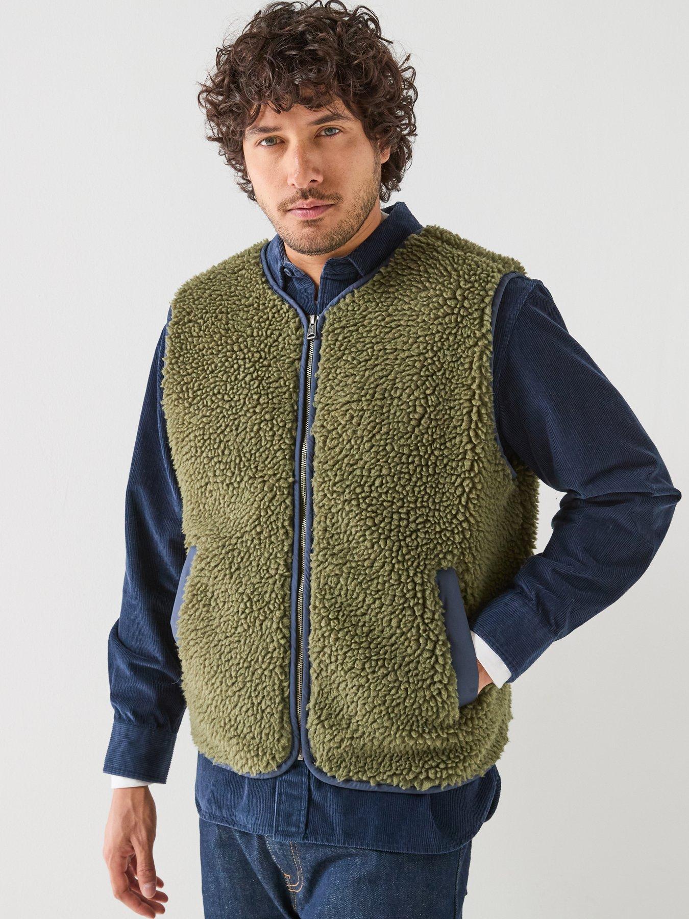 Image 1 of 6 of Levi's Levi's Seacliff Sherpa Gilet - Brown