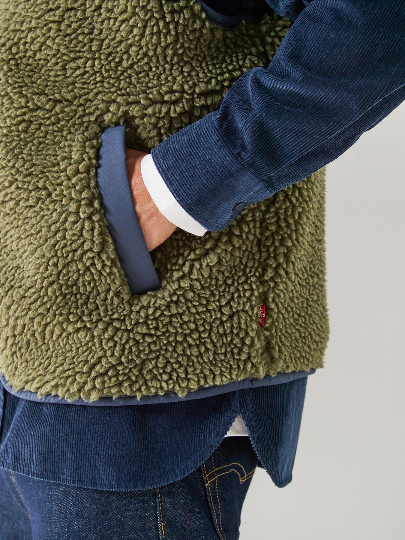 Image 5 of 6 of Levi's Levi's Seacliff Sherpa Gilet - Brown