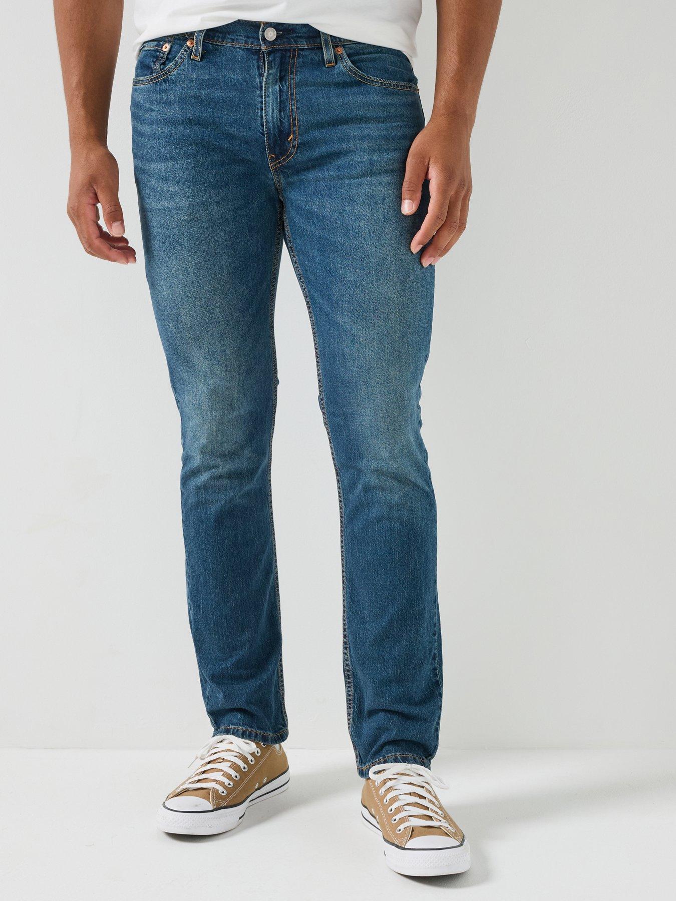 Levi's Regular Slim Chino Trousers, Dark Blue, Size 32, Inside Leg Regular, Men