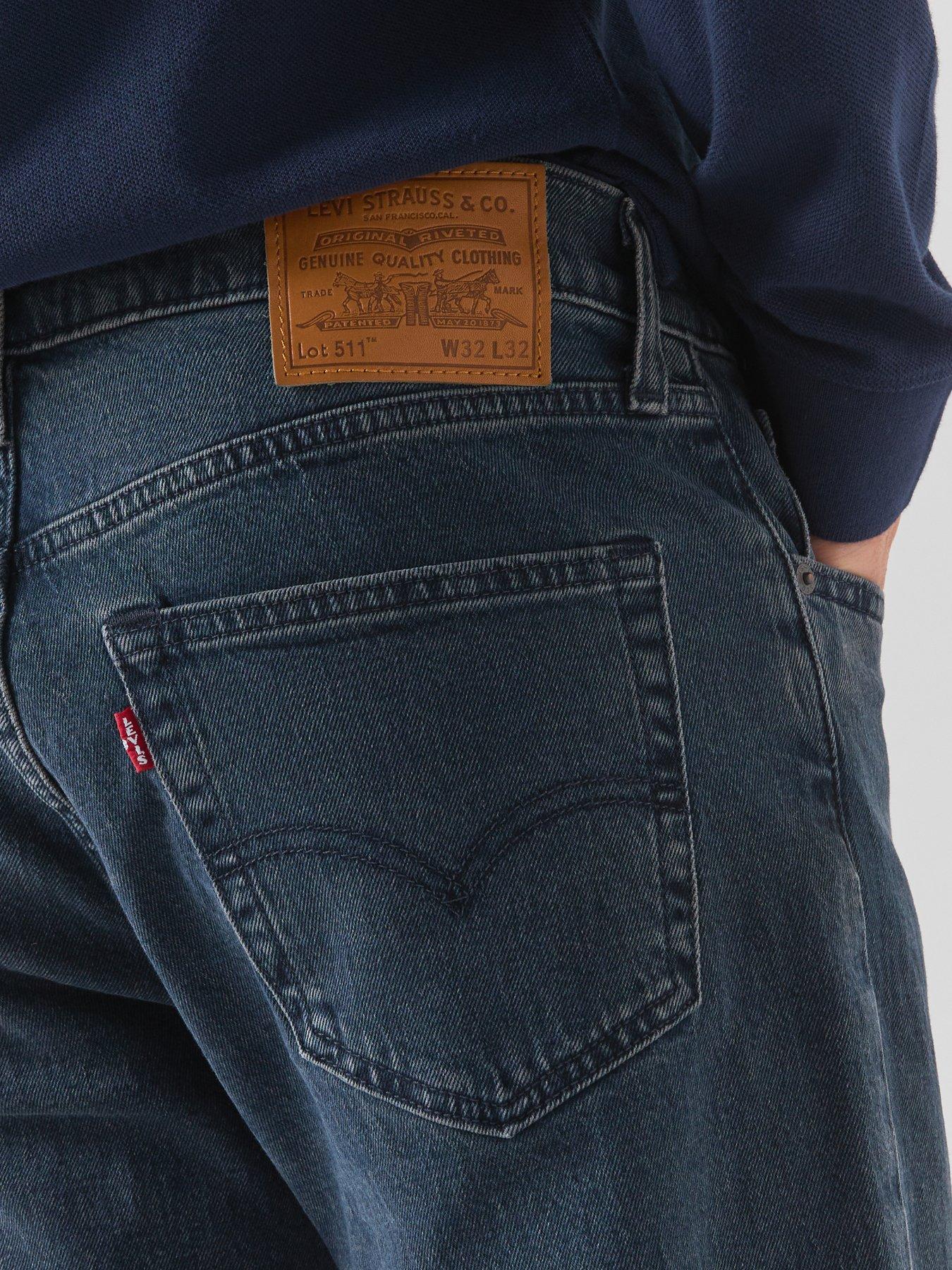 Image 4 of 4 of Levi's Levi's 511 Slim Jeans - Blue Aria - Dark Blue
