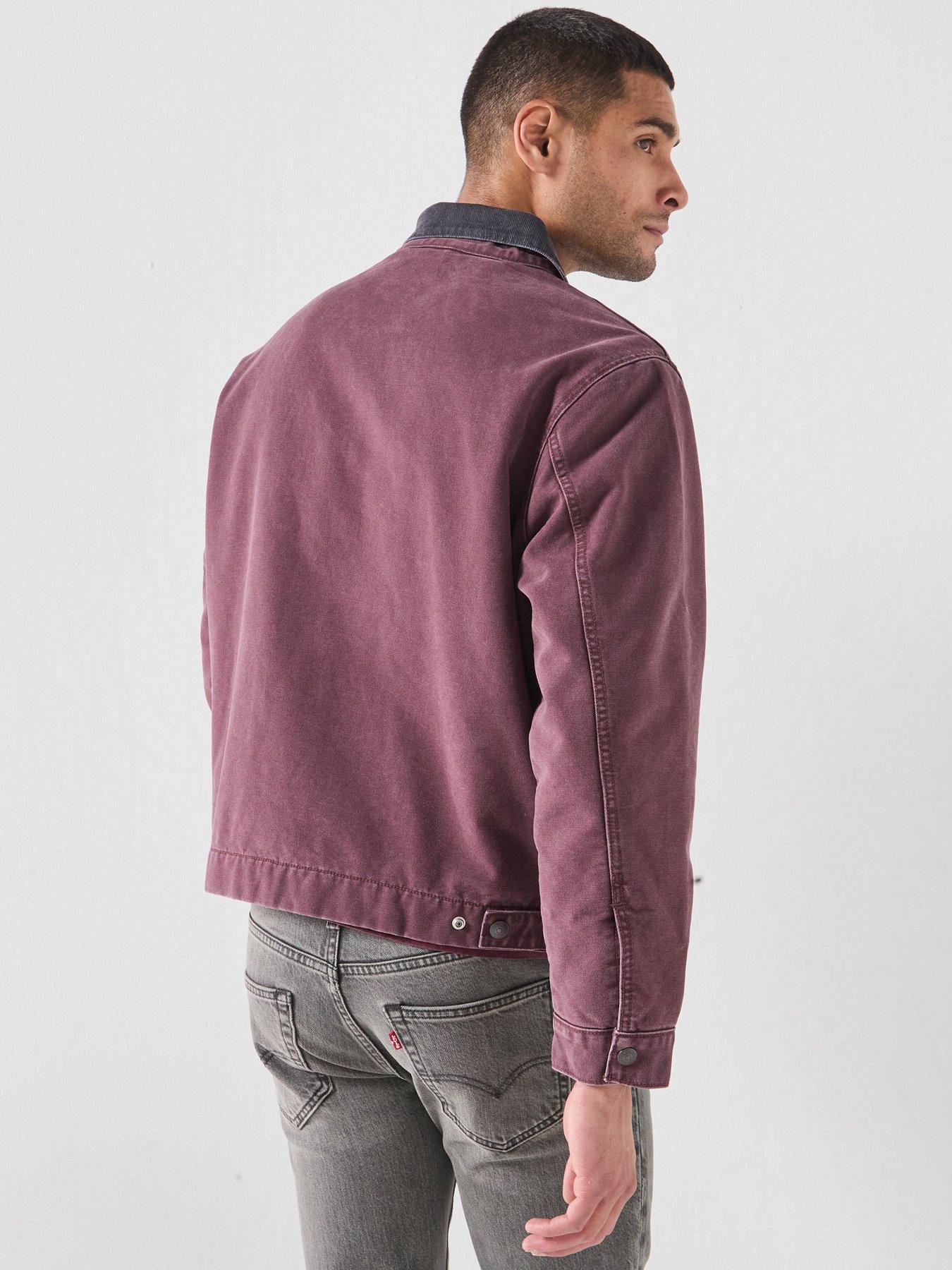 Image 2 of 6 of Levi's Men's Castro Full Zip Lined Jacket - Red