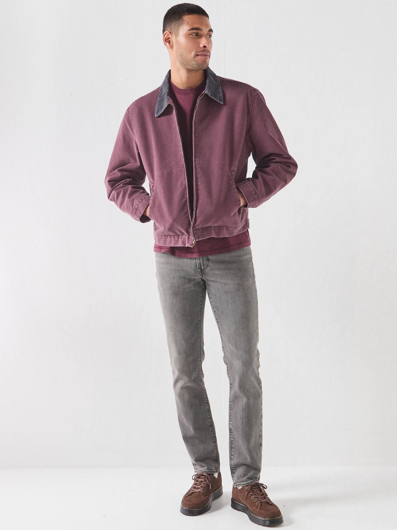 Image 3 of 6 of Levi's Men's Castro Full Zip Lined Jacket - Red